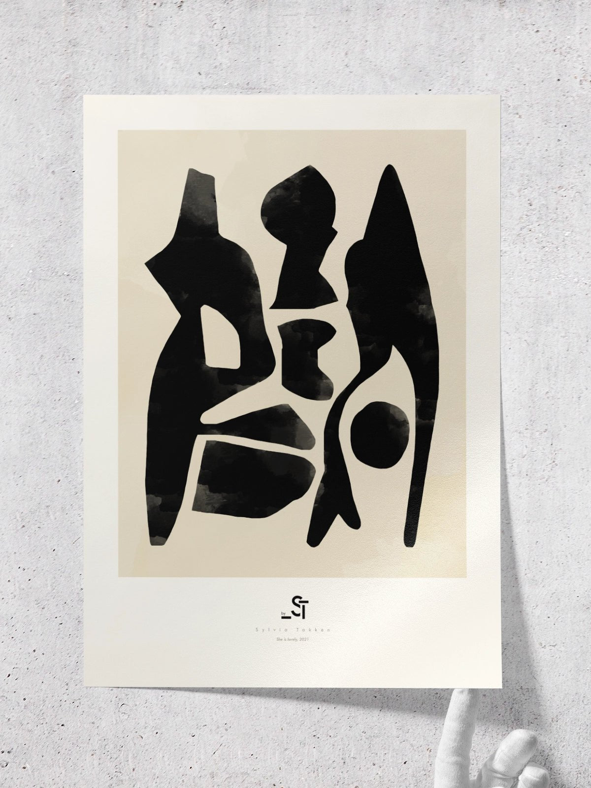 She is Lovely - Una Lámina de Sylvia Takken - Decora tu casa en Nomadart