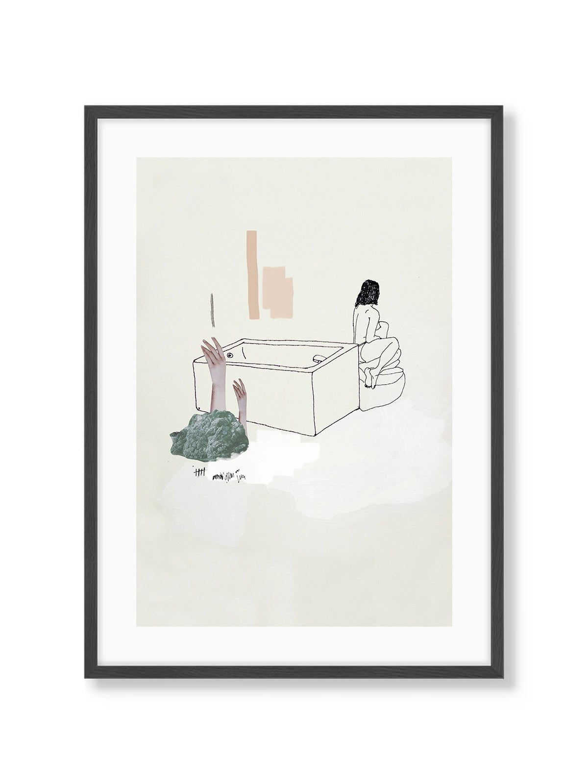 St Jean Bathing - Una Lámina de Miki Lowe - Decora tu casa en Nomadart