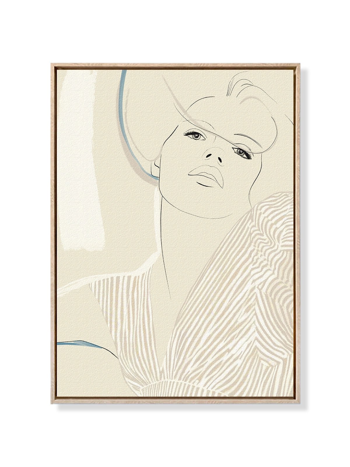 Striped Blouse - Una Lámina de Bea & Wild - Decora tu casa en Nomadart