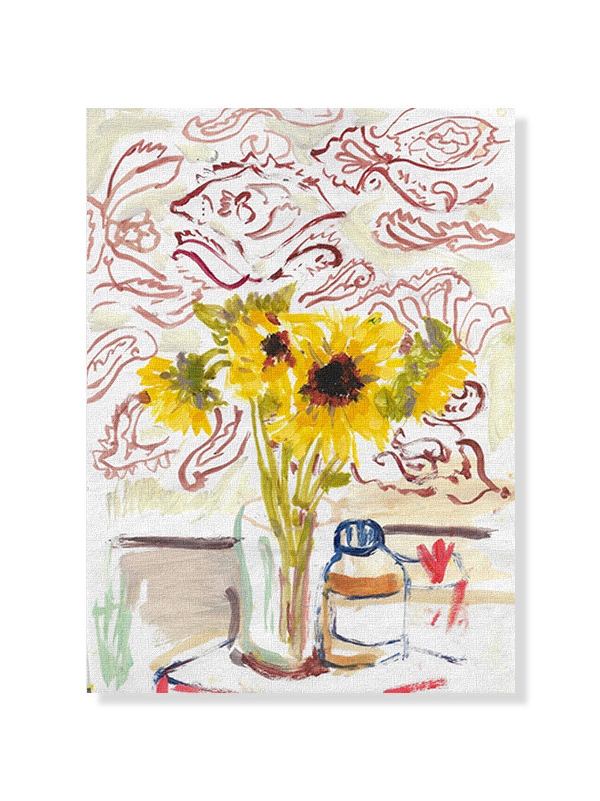 Sunflowers - Una Lámina de Miki Lowe - Decora tu casa en Nomadart