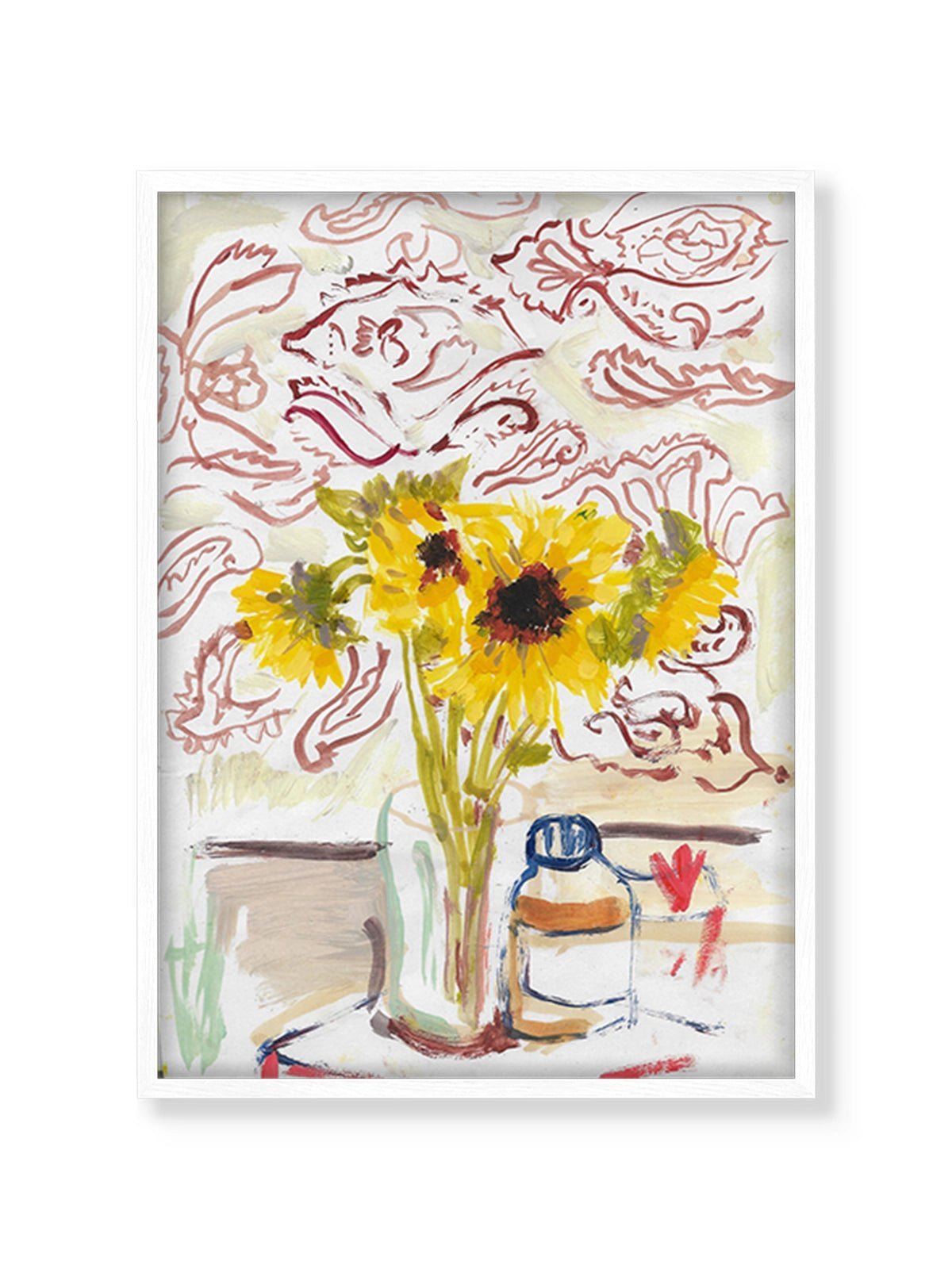 Sunflowers - Una Lámina de Miki Lowe - Decora tu casa en Nomadart