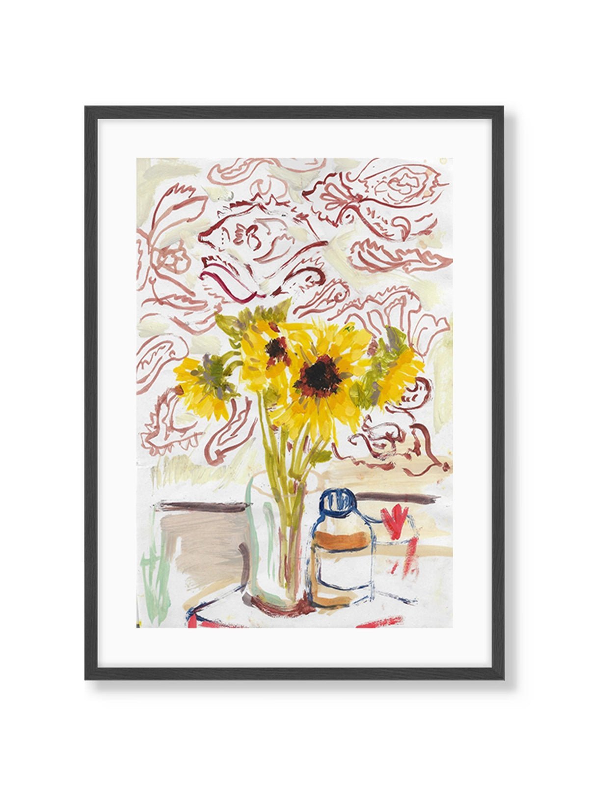 Sunflowers - Una Lámina de Miki Lowe - Decora tu casa en Nomadart