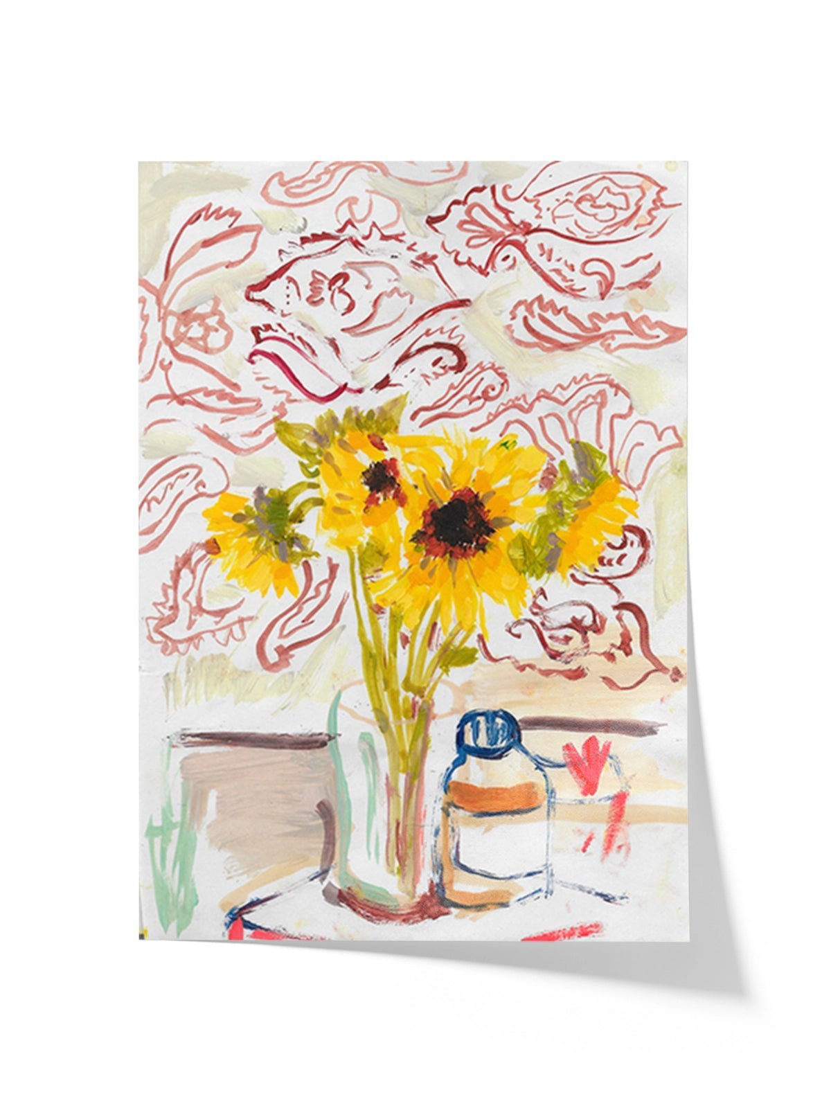 Sunflowers - Una Lámina de Miki Lowe - Decora tu casa en Nomadart