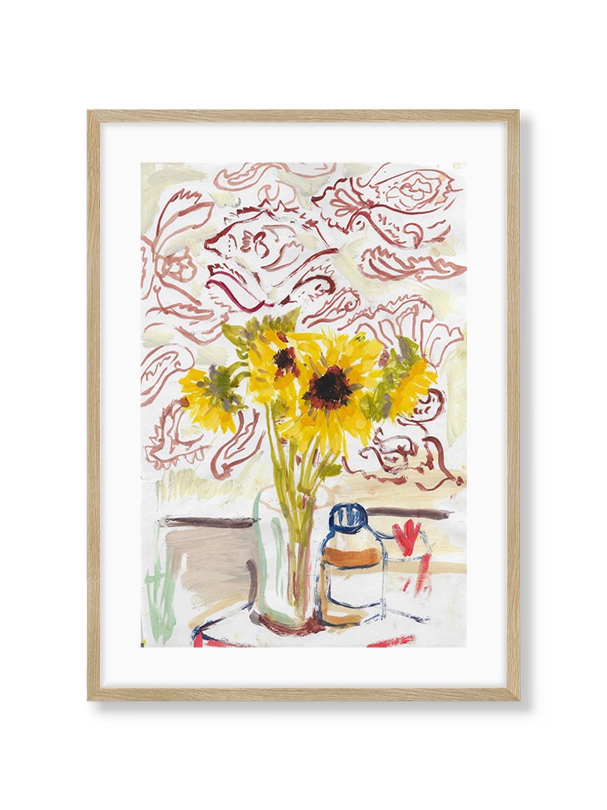 Sunflowers - Una Lámina de Miki Lowe - Decora tu casa en Nomadart