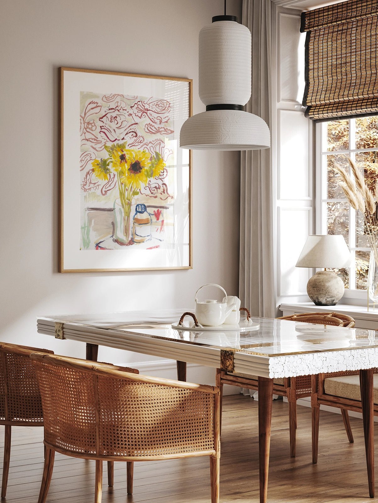 Sunflowers - Una Lámina de Miki Lowe - Decora tu casa en Nomadart