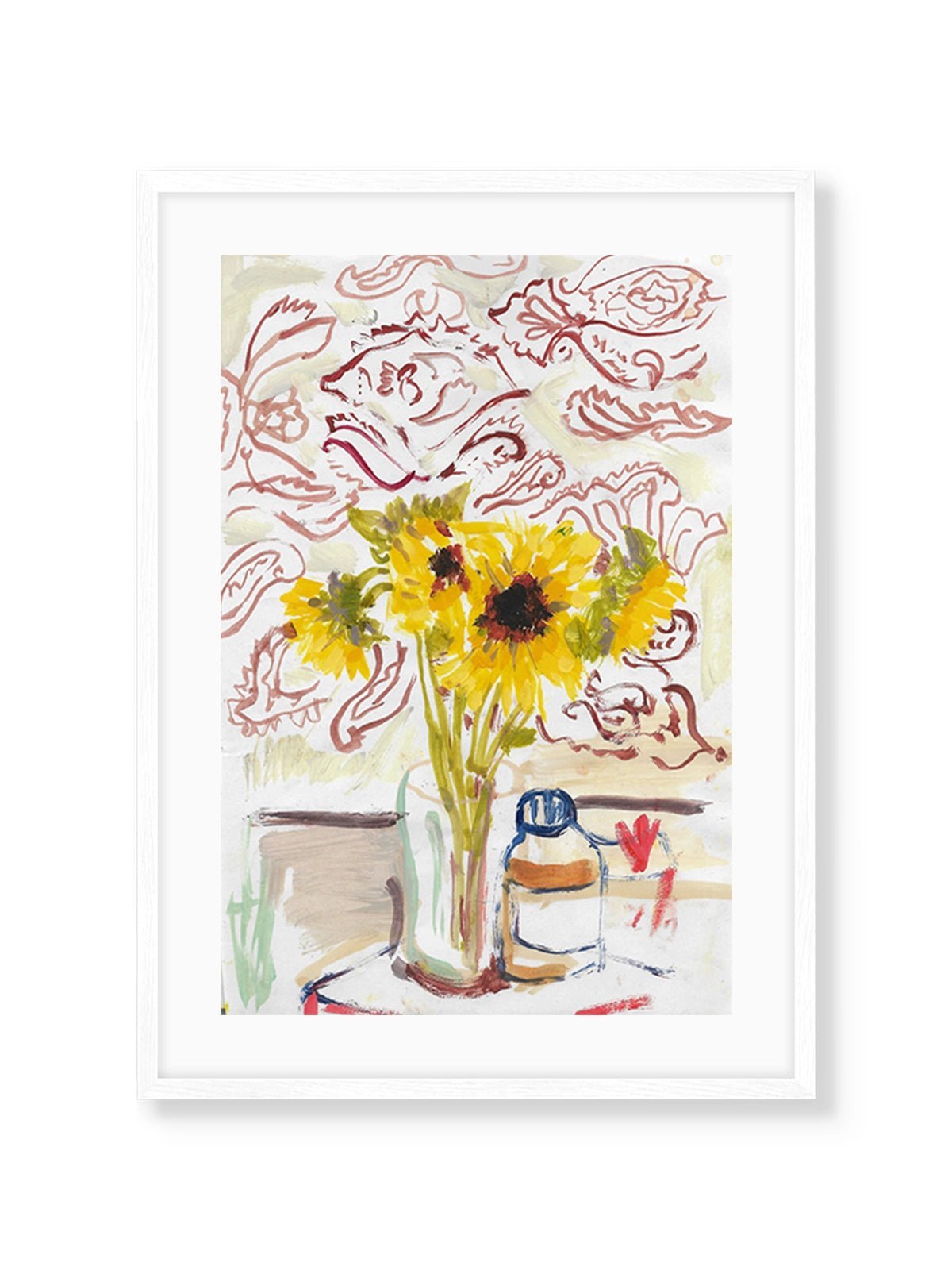 Sunflowers - Una Lámina de Miki Lowe - Decora tu casa en Nomadart