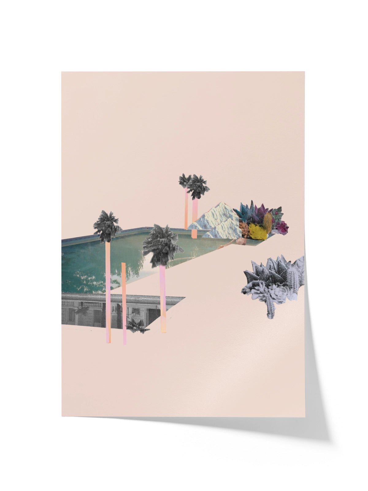 Swimming Pool - Una Lámina de Miki Lowe - Decora tu casa en Nomadart