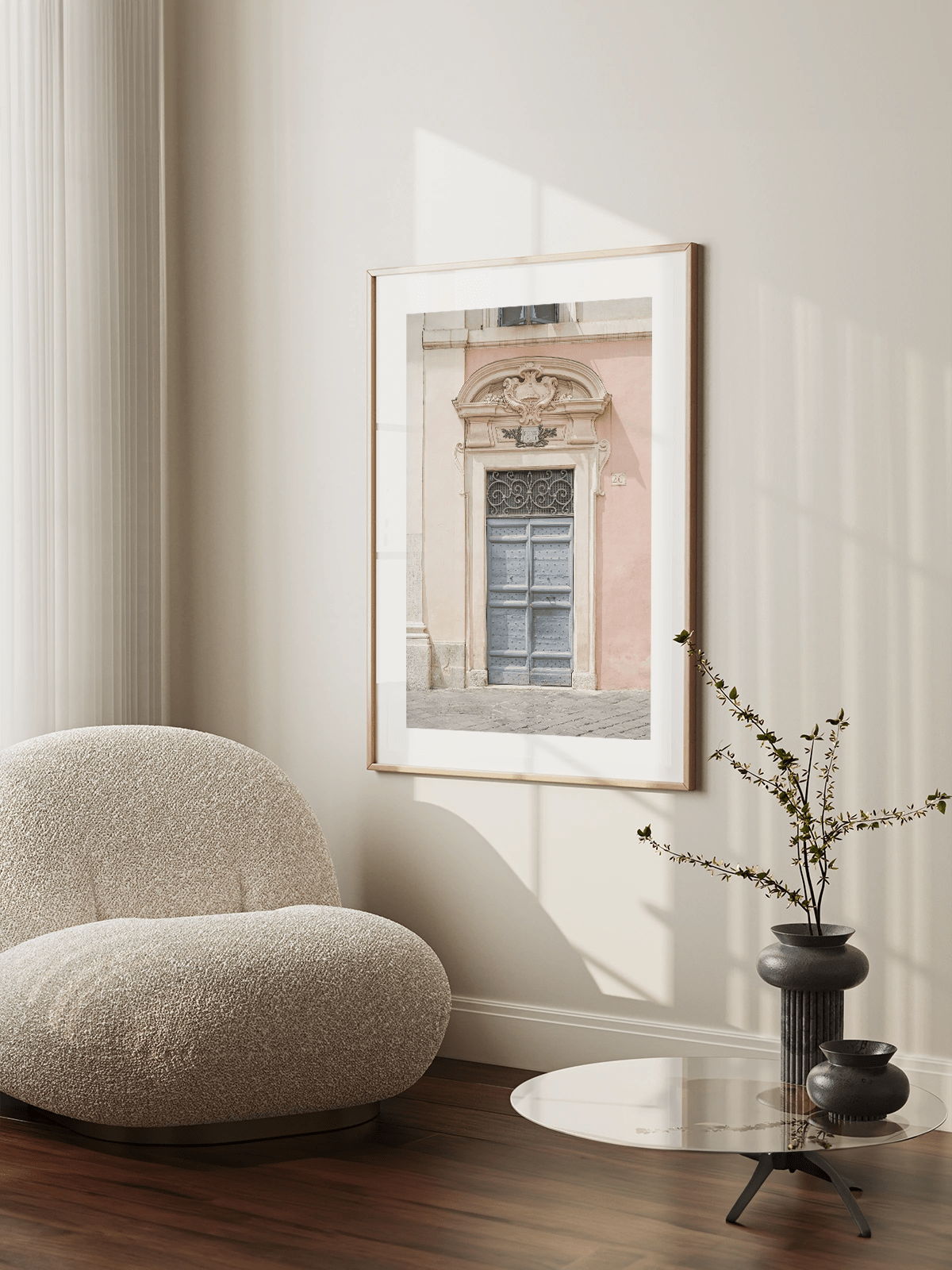 The Pastel Door - Lámina de Henrike Schenk - Decora tu casa en Nomadart