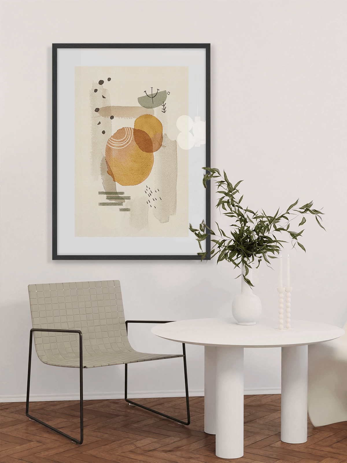 Two Moons - Una Lámina de Mylene Chung - Decora tu casa en Nomadart