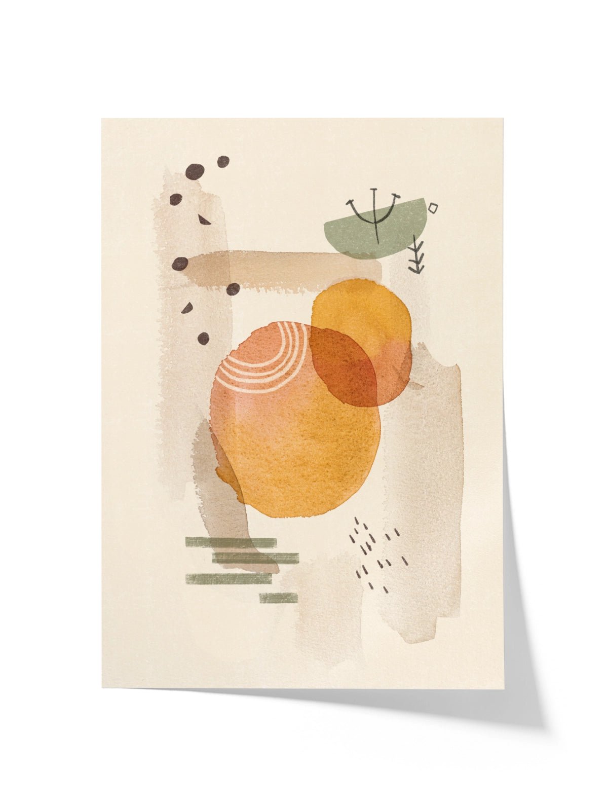 Two Moons - Una Lámina de Mylene Chung - Decora tu casa en Nomadart