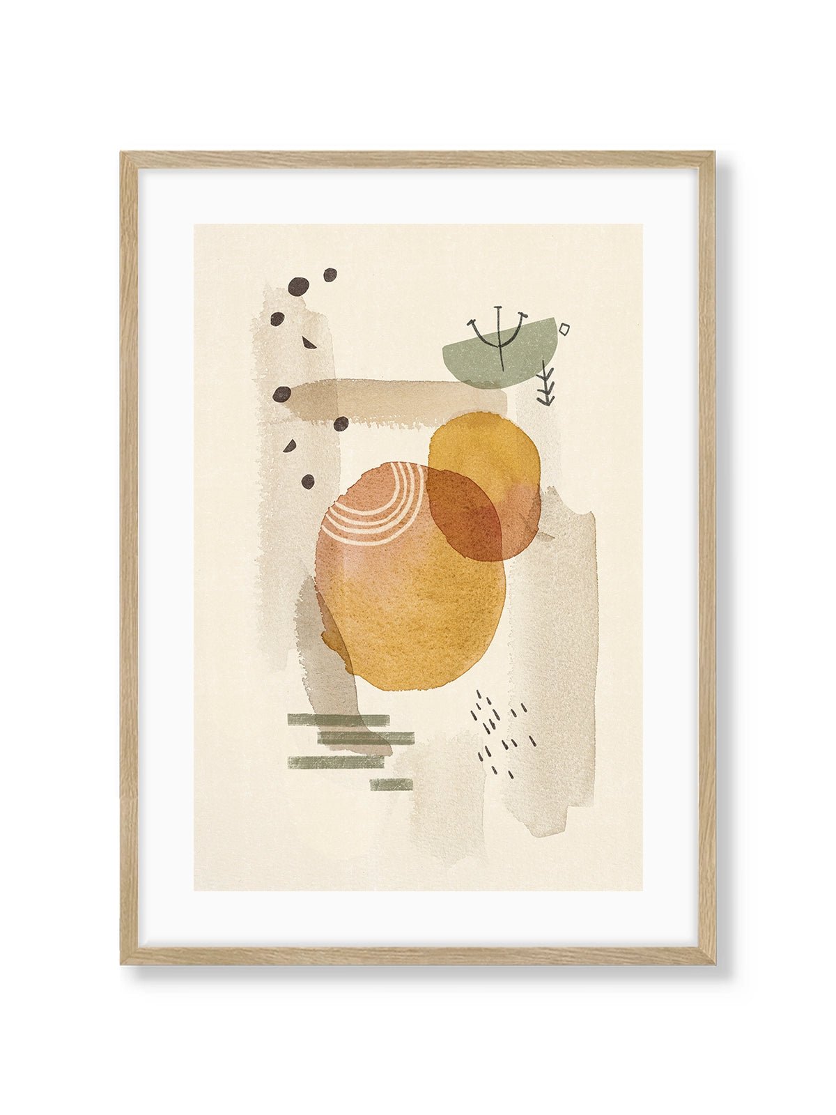 Two Moons - Una Lámina de Mylene Chung - Decora tu casa en Nomadart