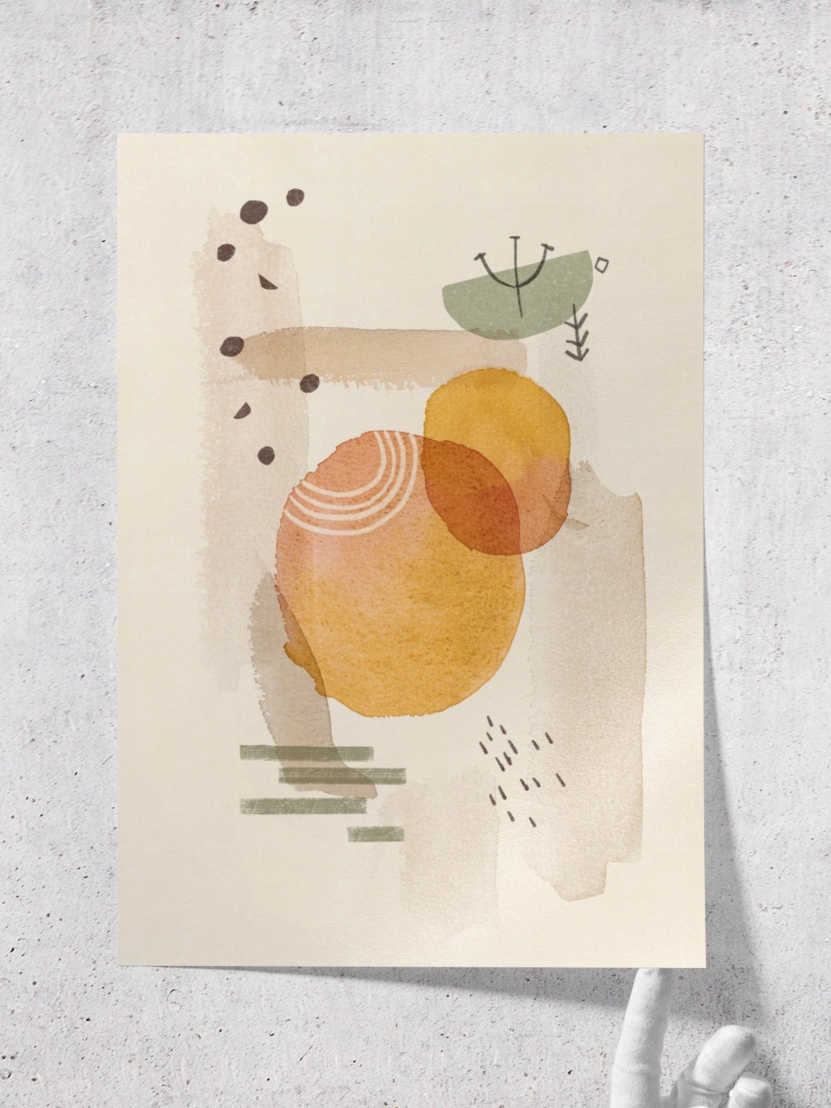 Two Moons - Una Lámina de Mylene Chung - Decora tu casa en Nomadart