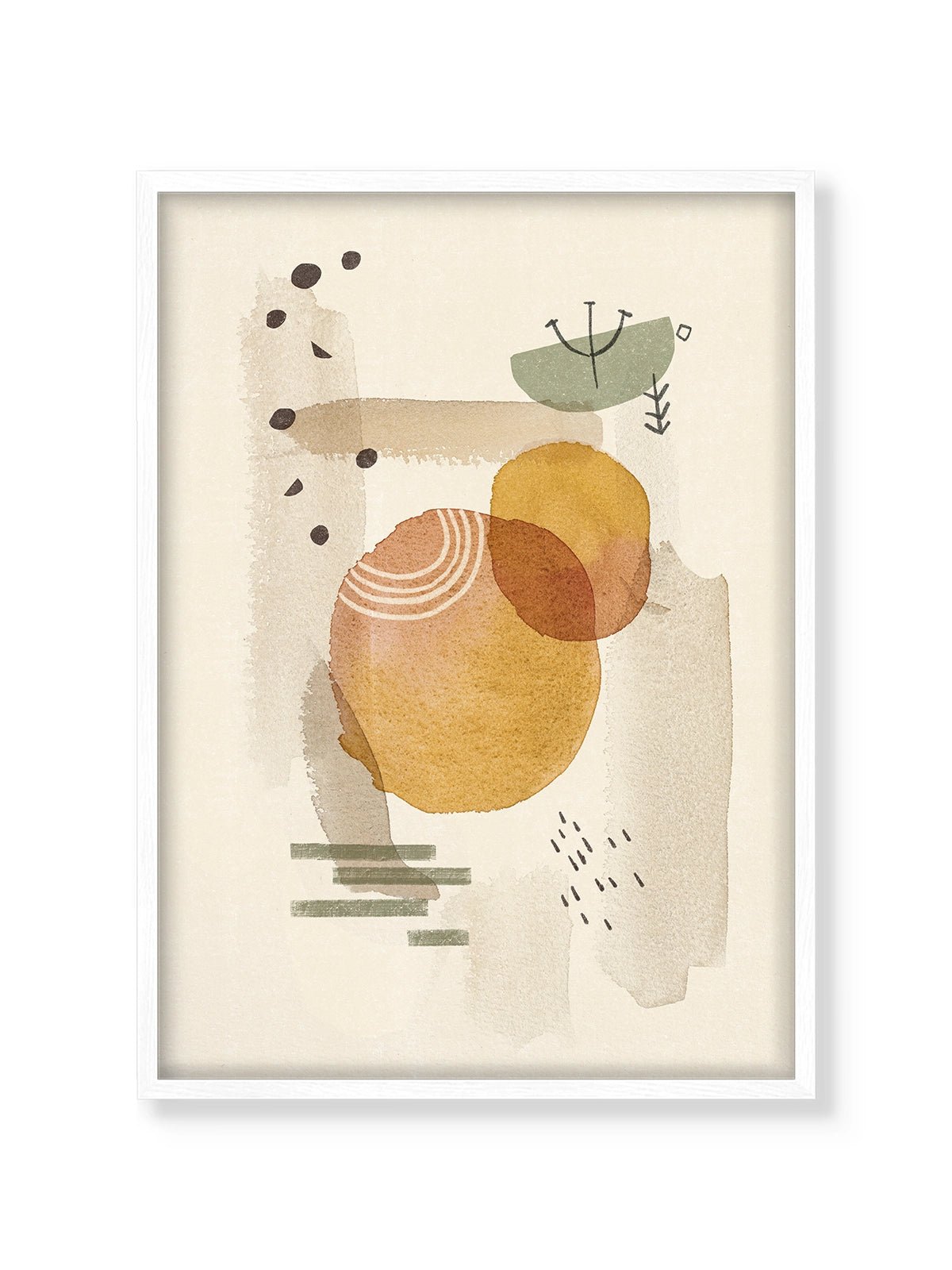 Two Moons - Una Lámina de Mylene Chung - Decora tu casa en Nomadart