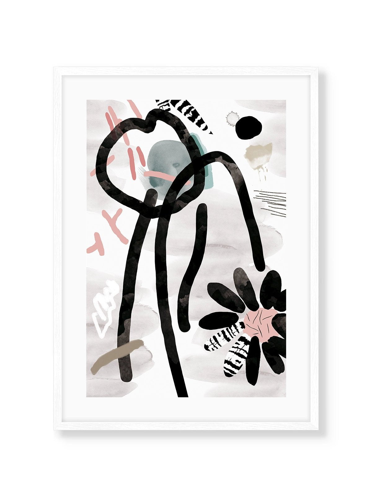 Wild Flower - Una Lámina de Sylvia Takken - Decora tu casa en Nomadart