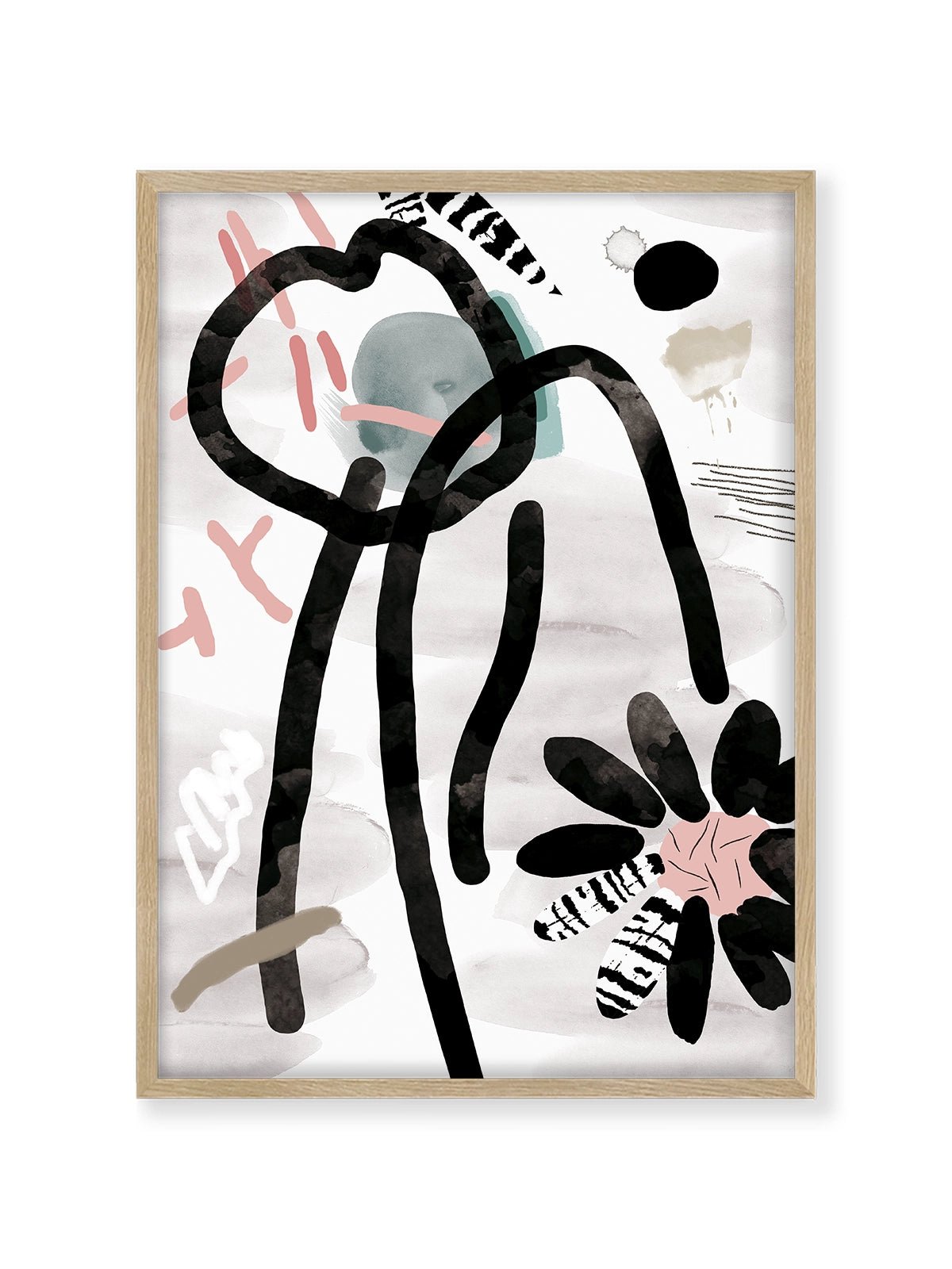 Wild Flower - Una Lámina de Sylvia Takken - Decora tu casa en Nomadart