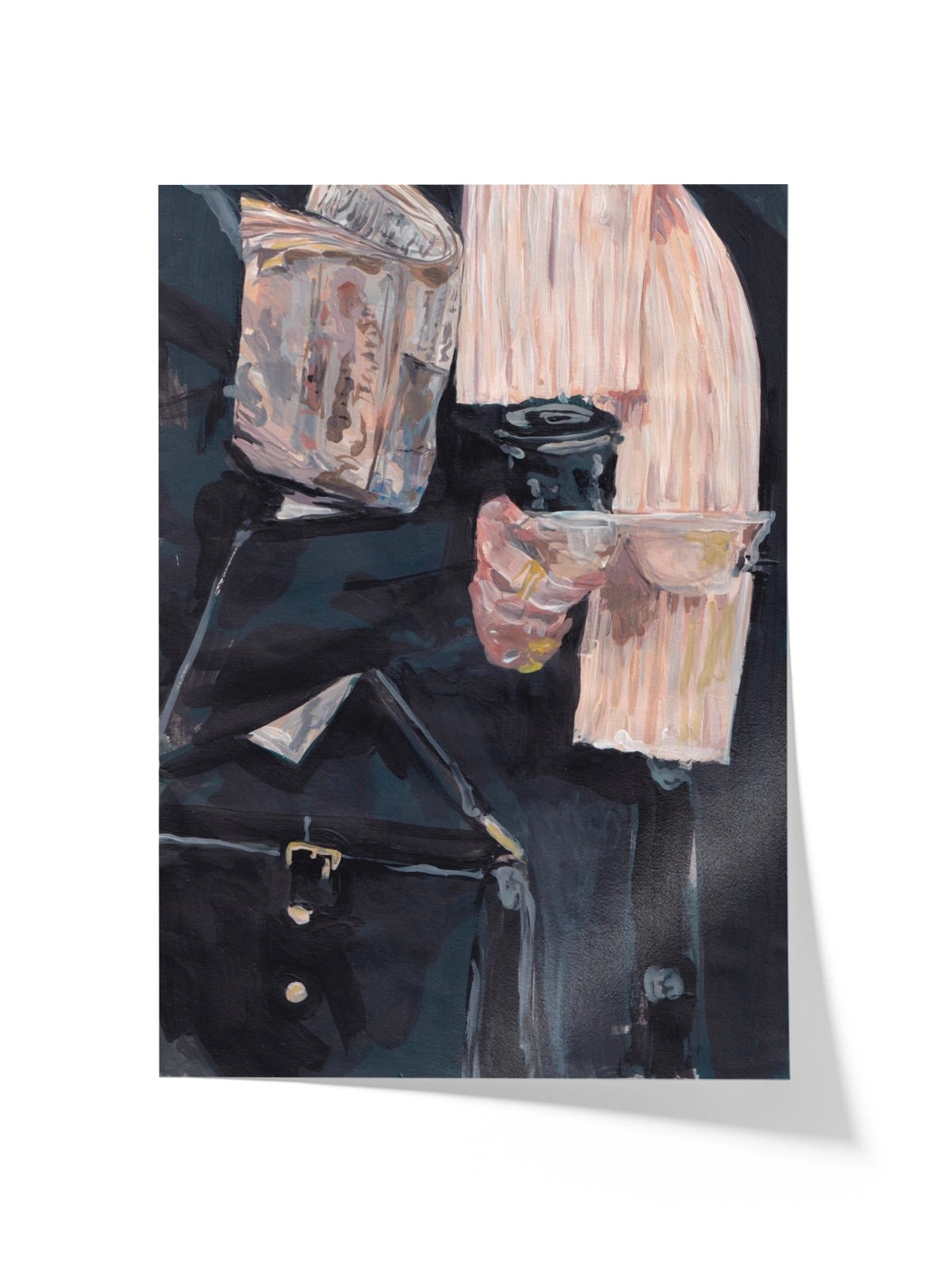 Winter Coffee - Una Lámina de Alice Kwan - Decora tu casa en Nomadart