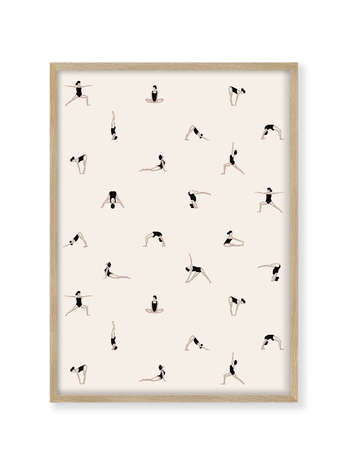 Yoga - Una Lámina de Sylvia Takken - Decora tu casa en Nomadart