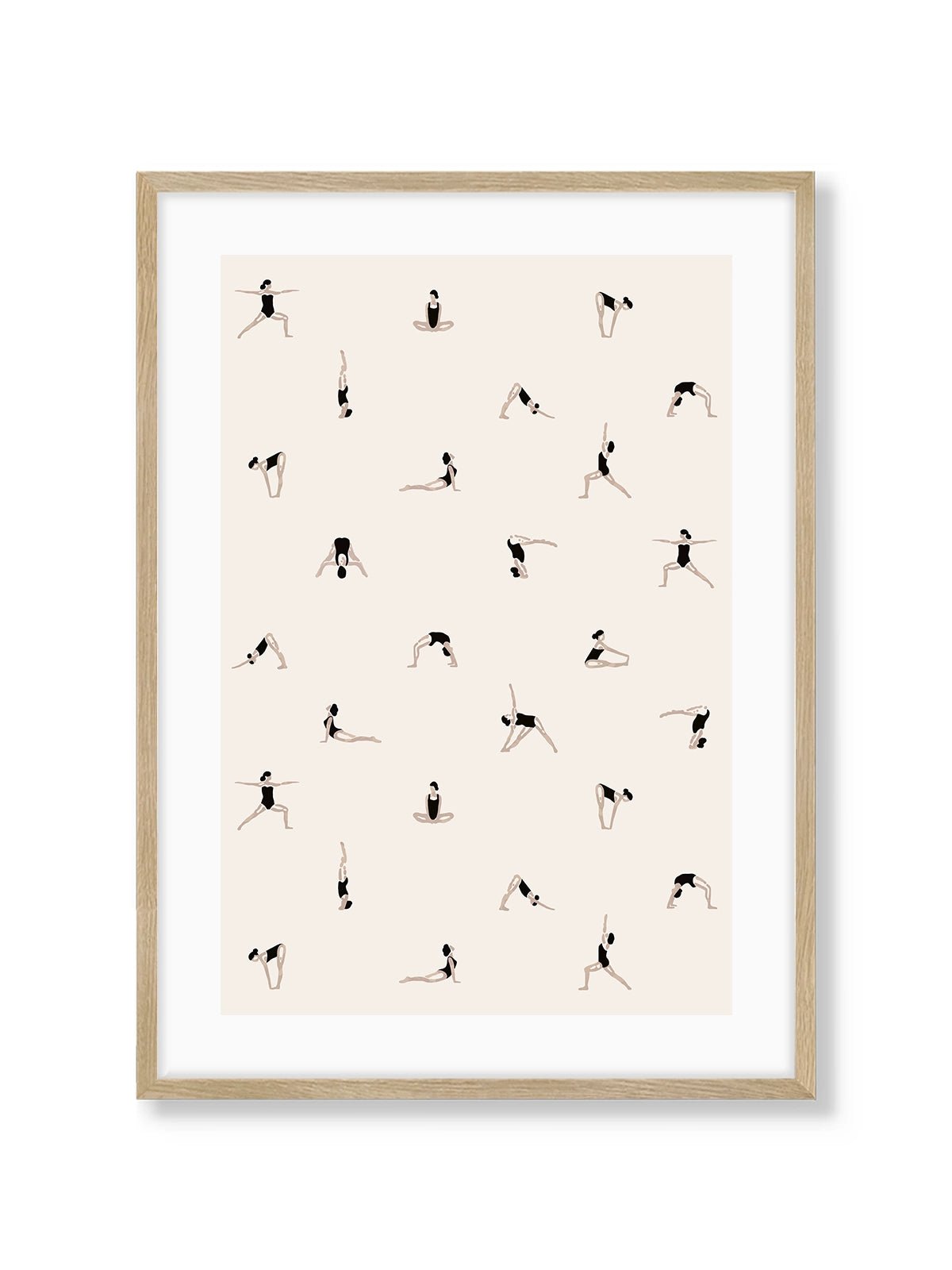 Yoga - Una Lámina de Sylvia Takken - Decora tu casa en Nomadart