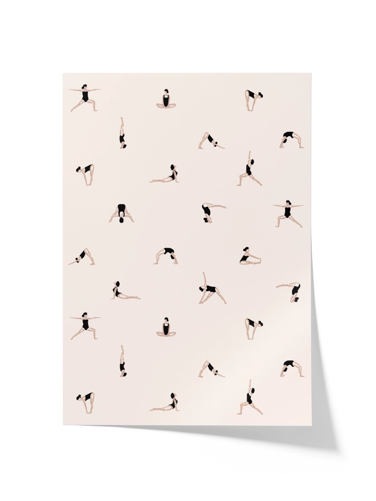 Yoga - Una Lámina de Sylvia Takken - Decora tu casa en Nomadart