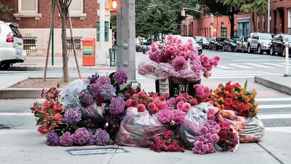 El gamberrismo floral de Lewis Miller por las calles de New York - Nomadart