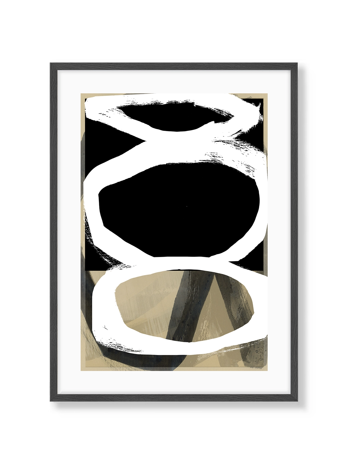 Bold Black on White I