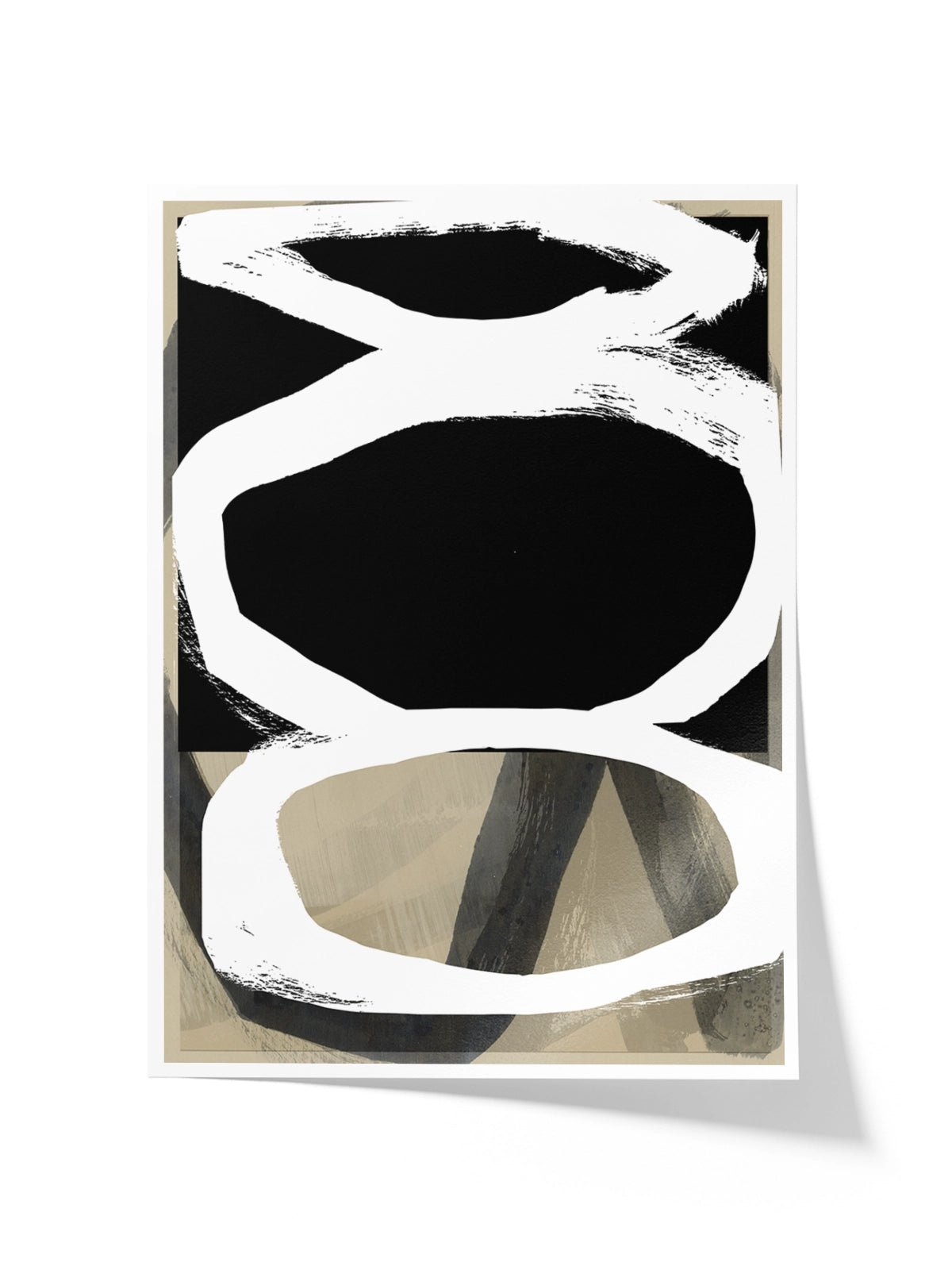 Bold Black on White I