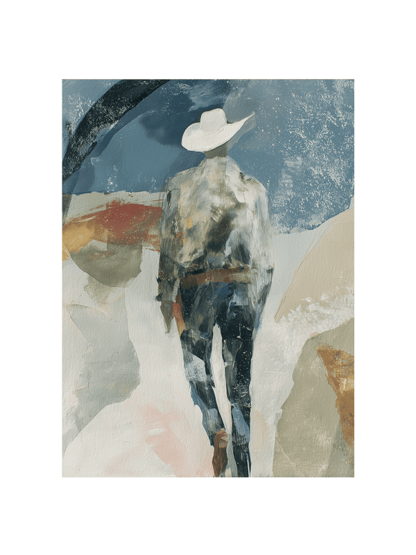 Cowboy Walking Away