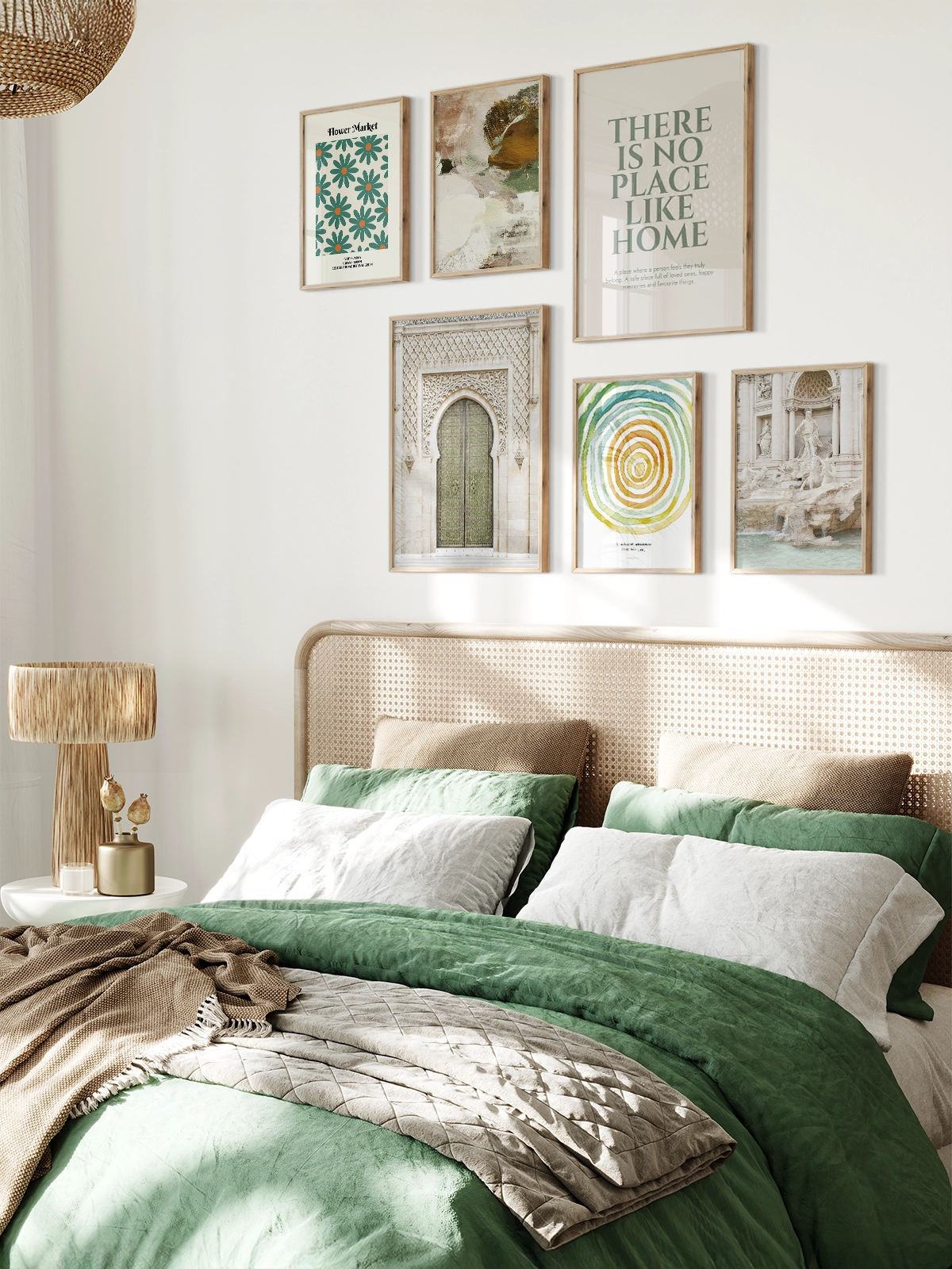 Green Mantra Art Wall Gallery