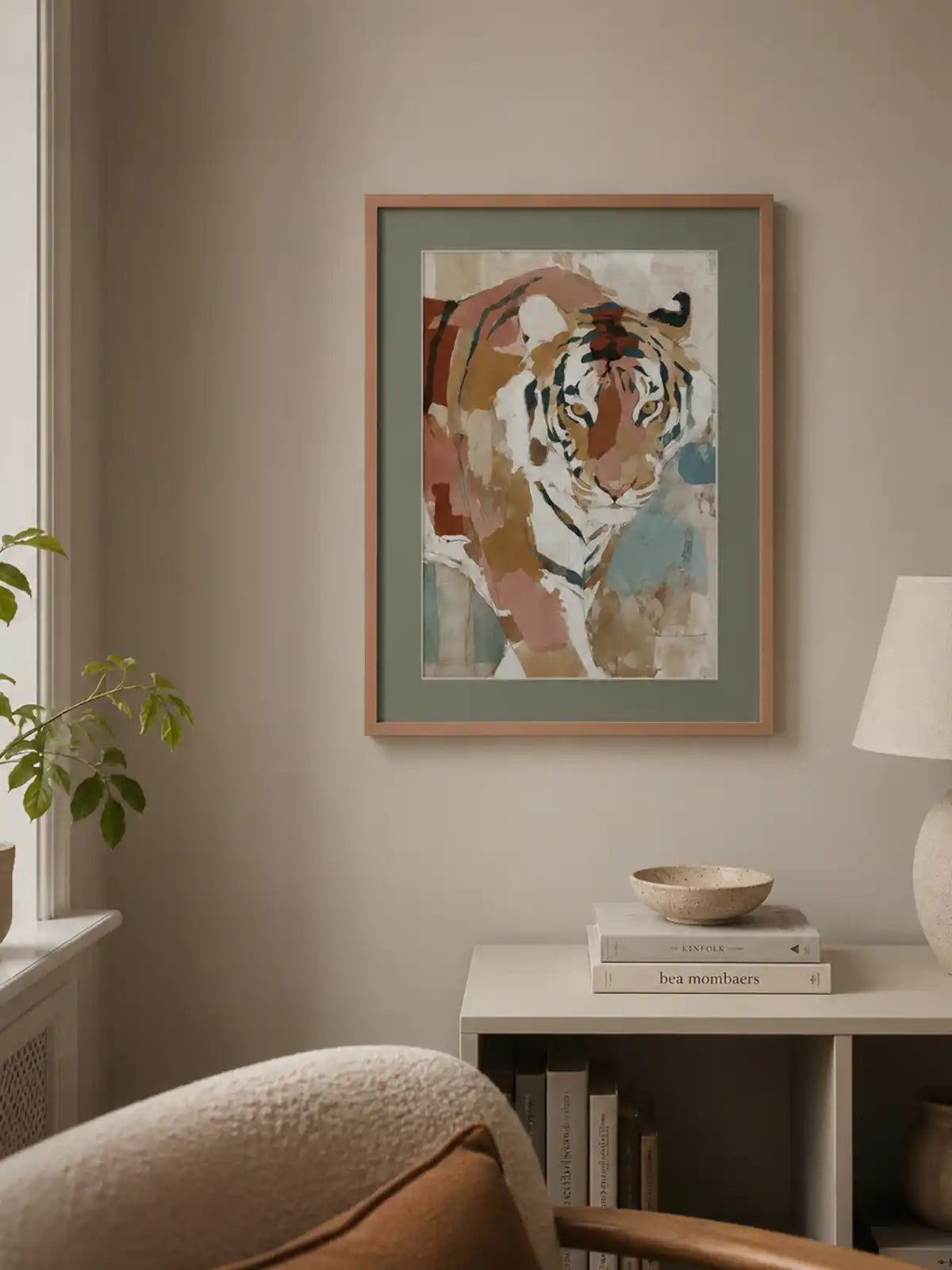 Majestic Tiger Face Portrait