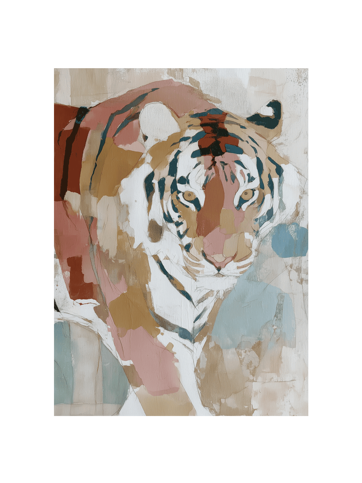 Majestic Tiger Face Portrait
