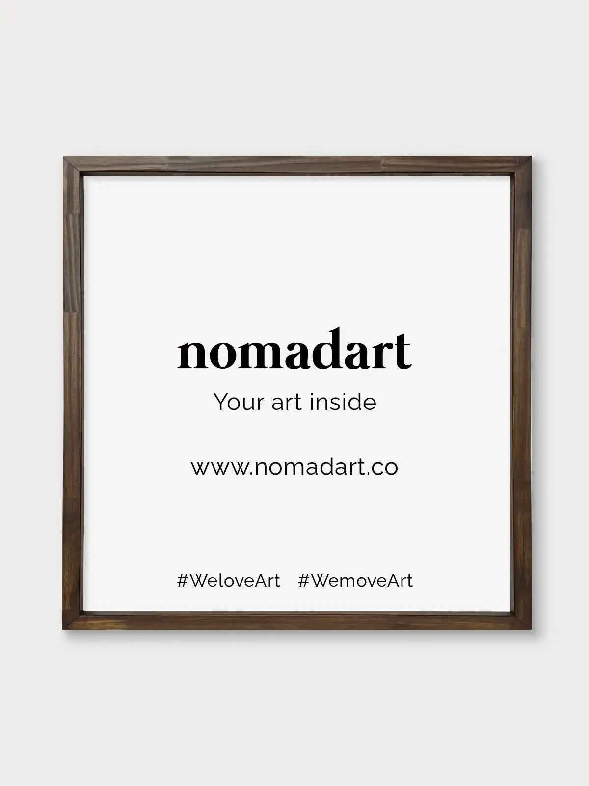 Marco a la tiza Nogal - Nomadart