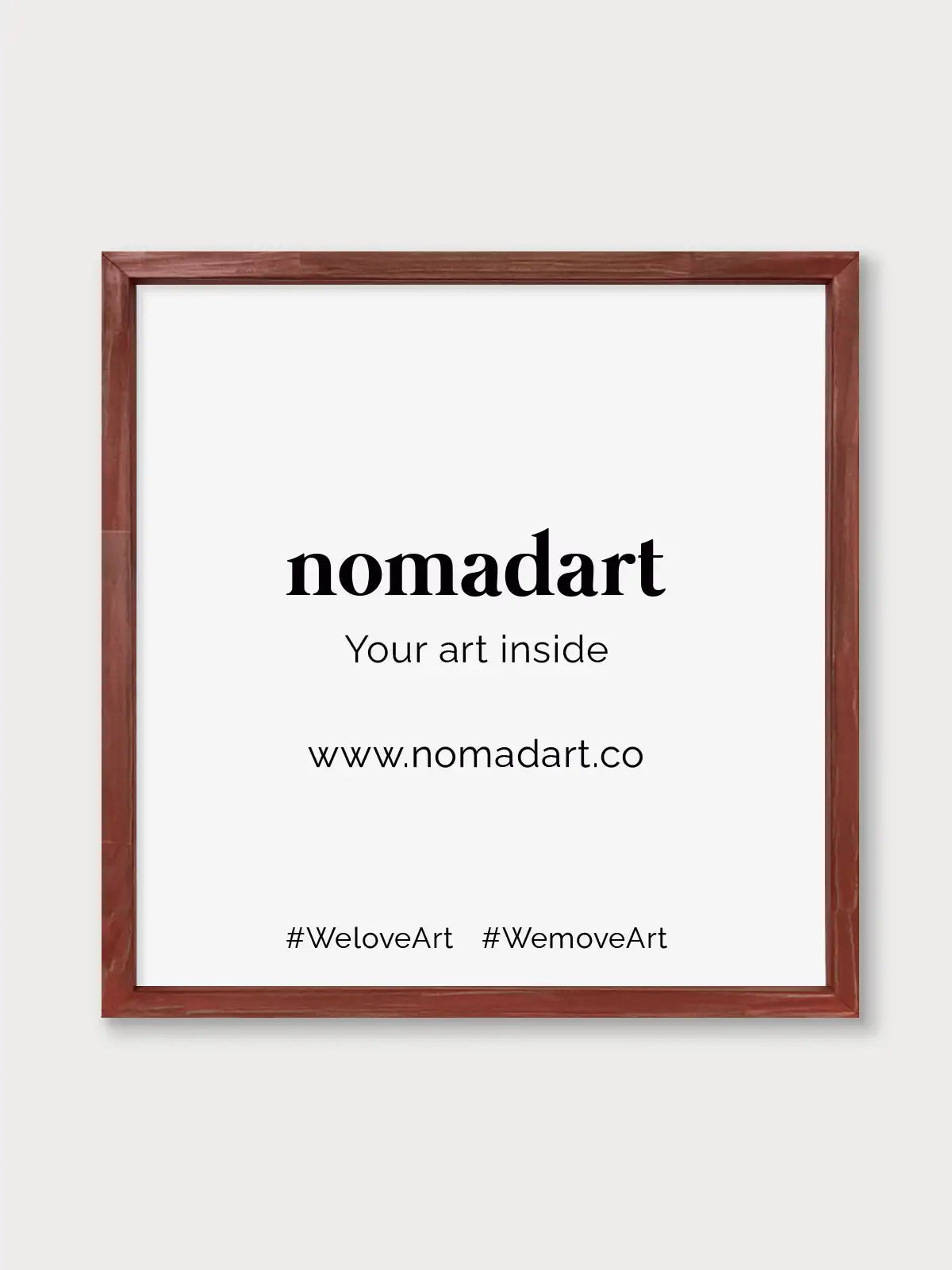 Marco a la tiza Rojo - Nomadart
