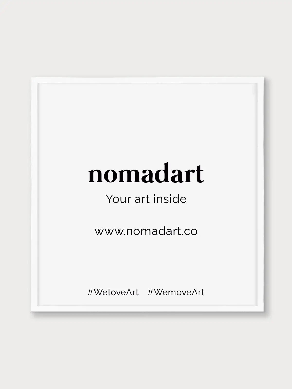 Marco de madera Blanco - Nomadart