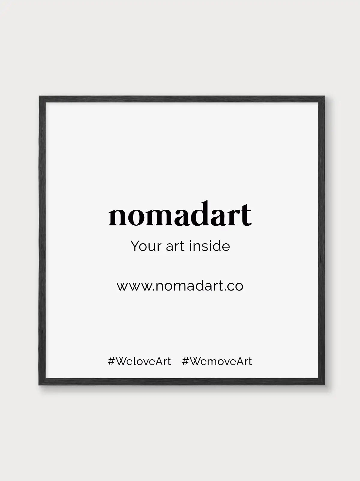 Marco de madera Negro - Nomadart