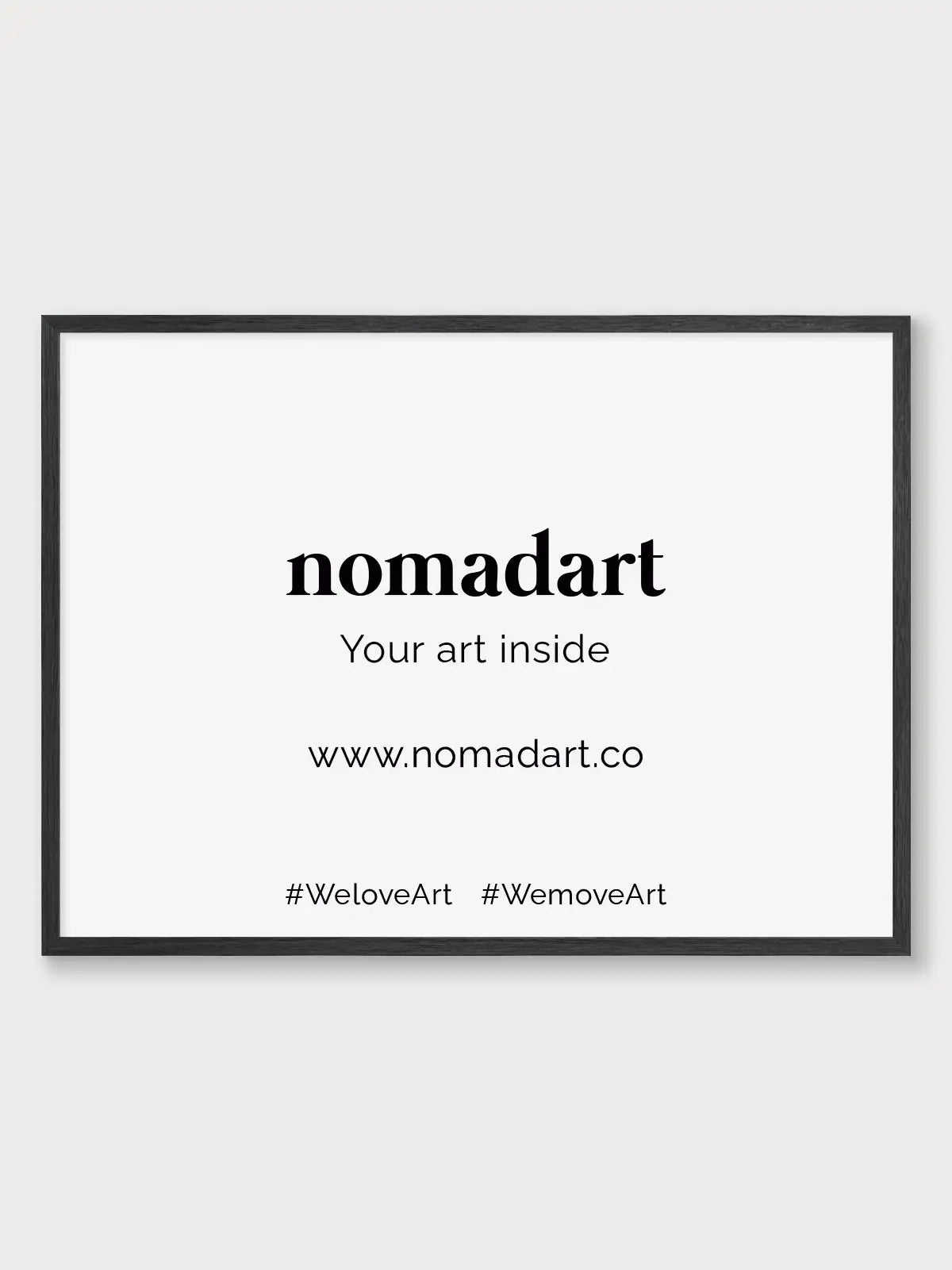 Marco de madera Negro - Nomadart