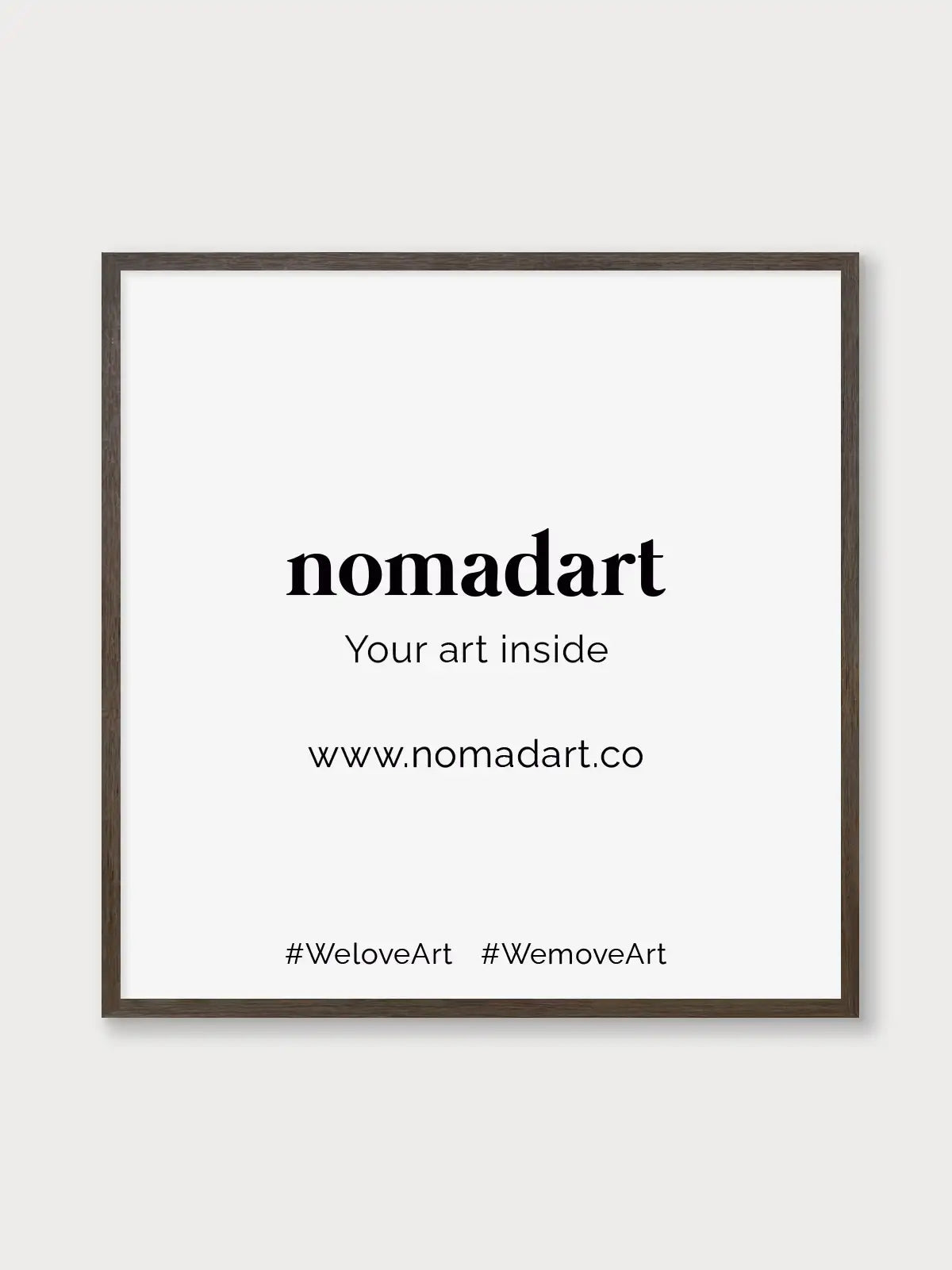Marco de madera Wengué - Nomadart