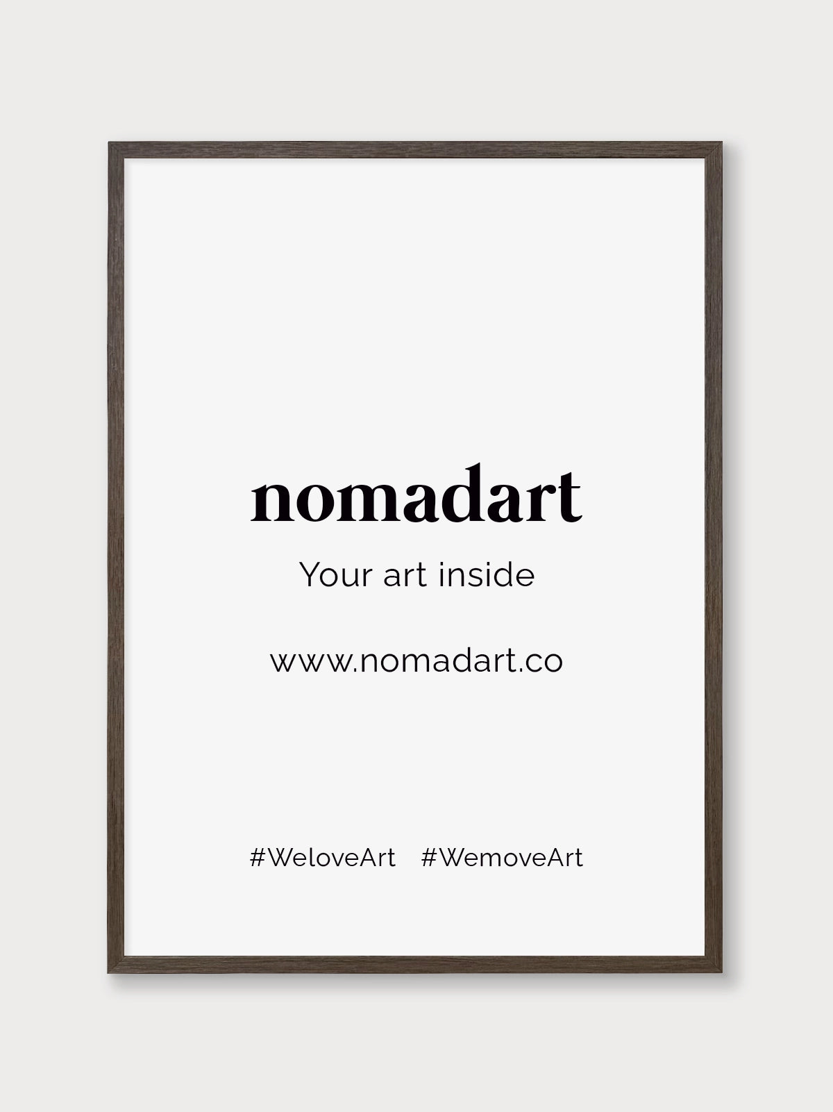 Marco de madera Wengué - Nomadart