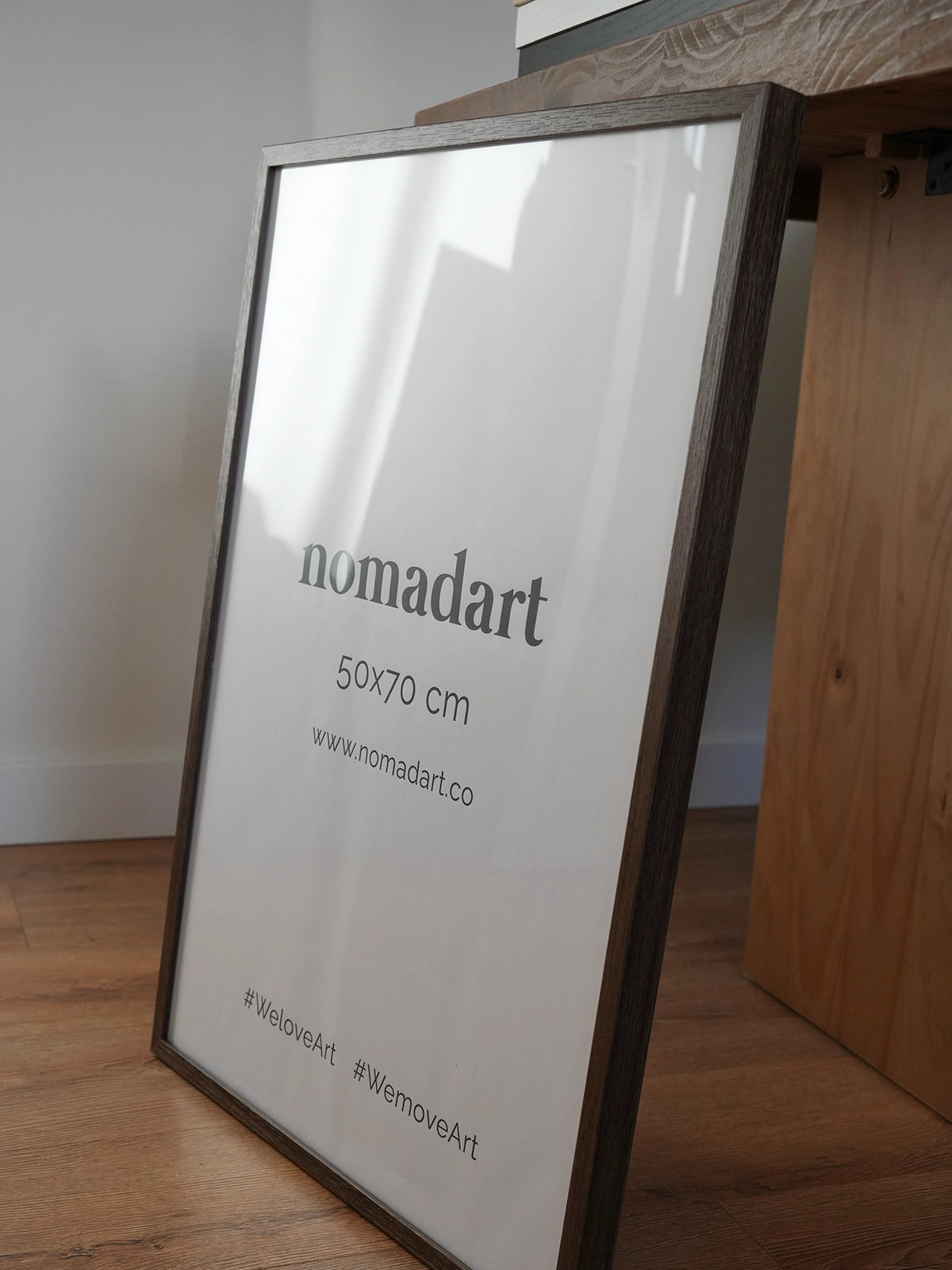 Marco de madera Wengué - Nomadart