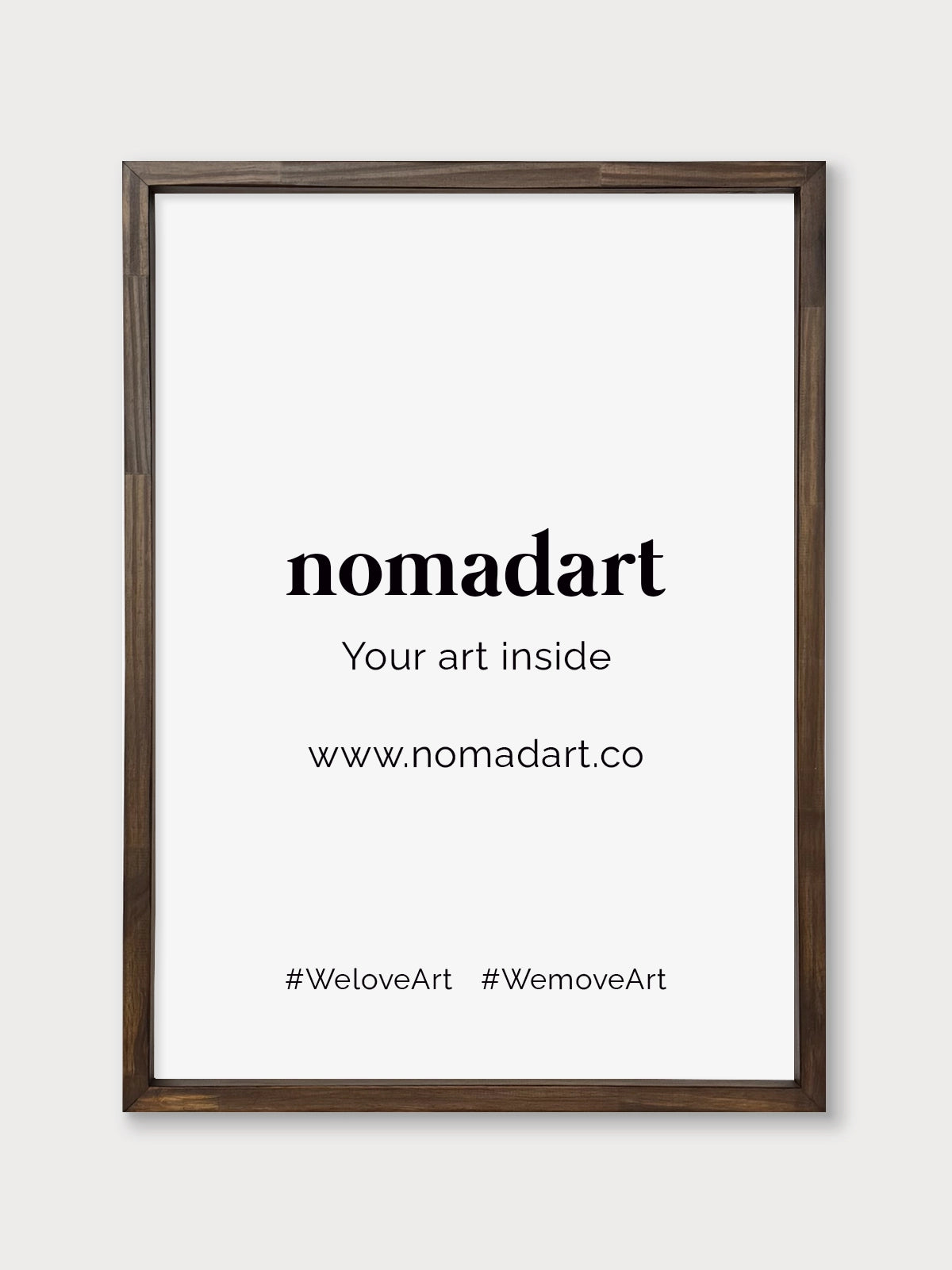 Marco a la tiza Nogal - Nomadart