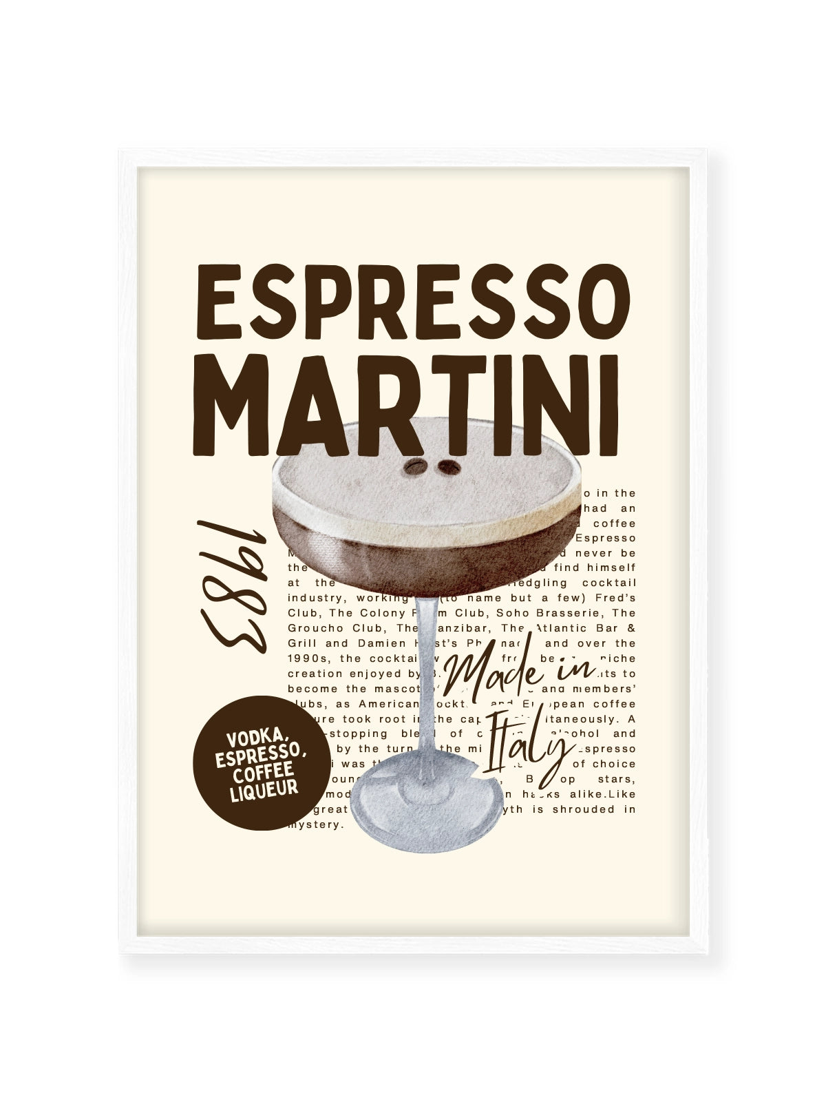 Espresso Martini Retro