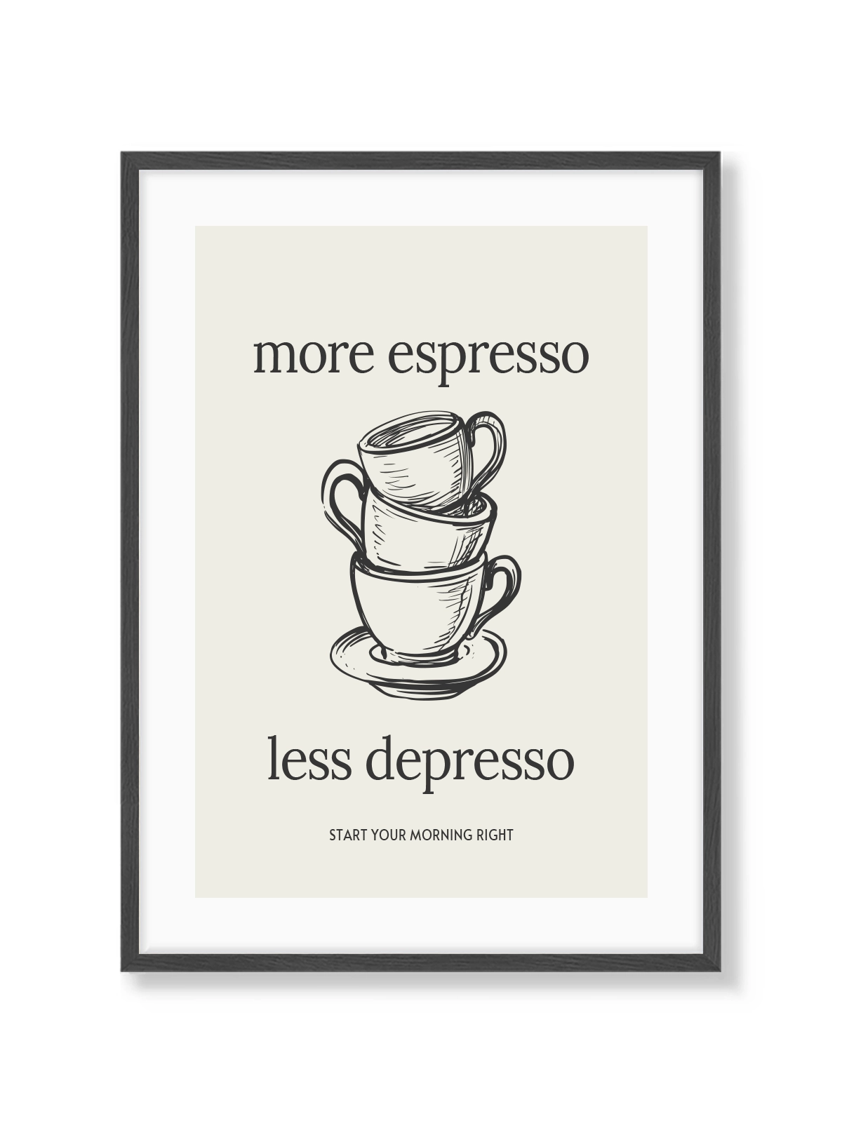 More Espresso, Less Depresso