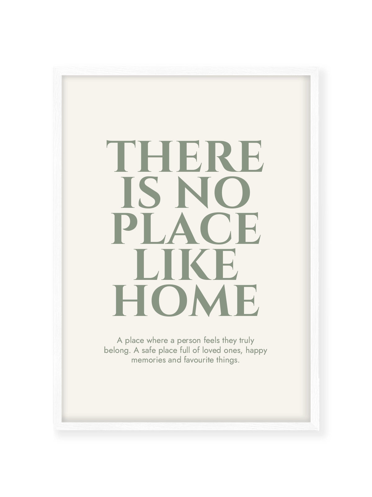 There is no Place Like Home