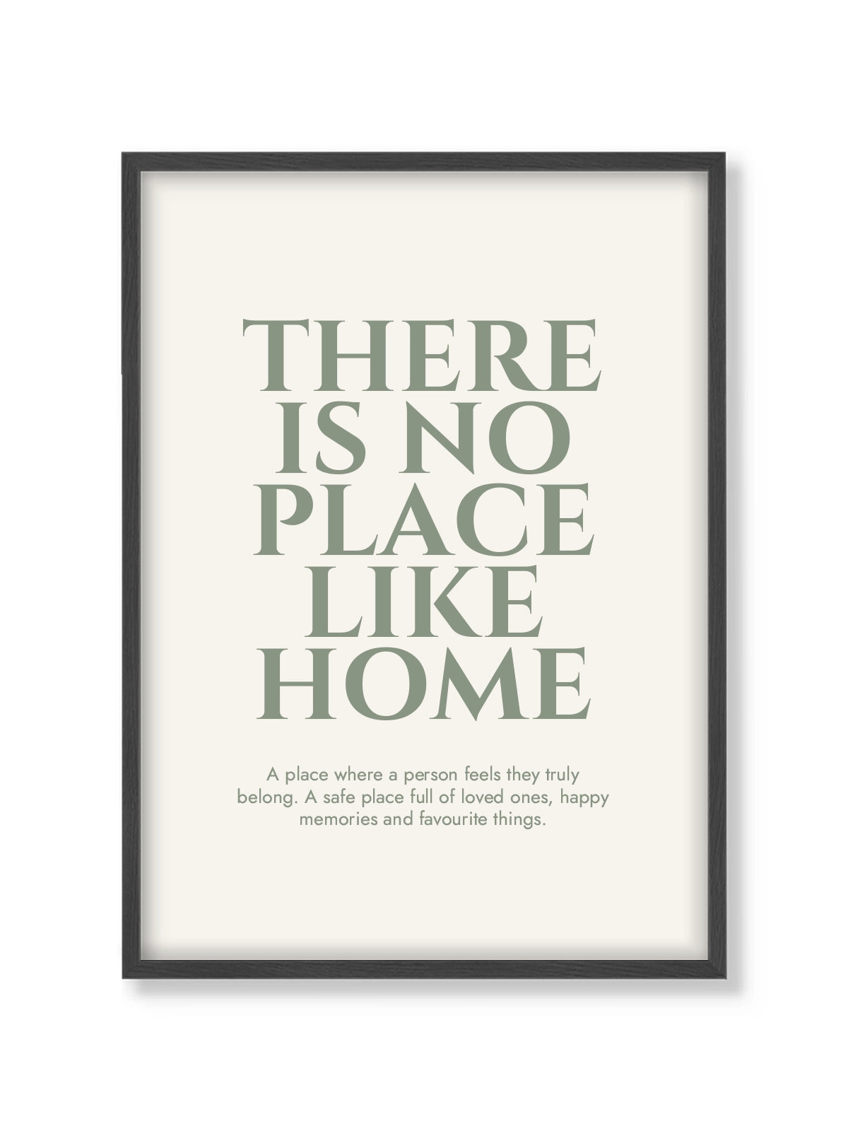 There is no Place Like Home
