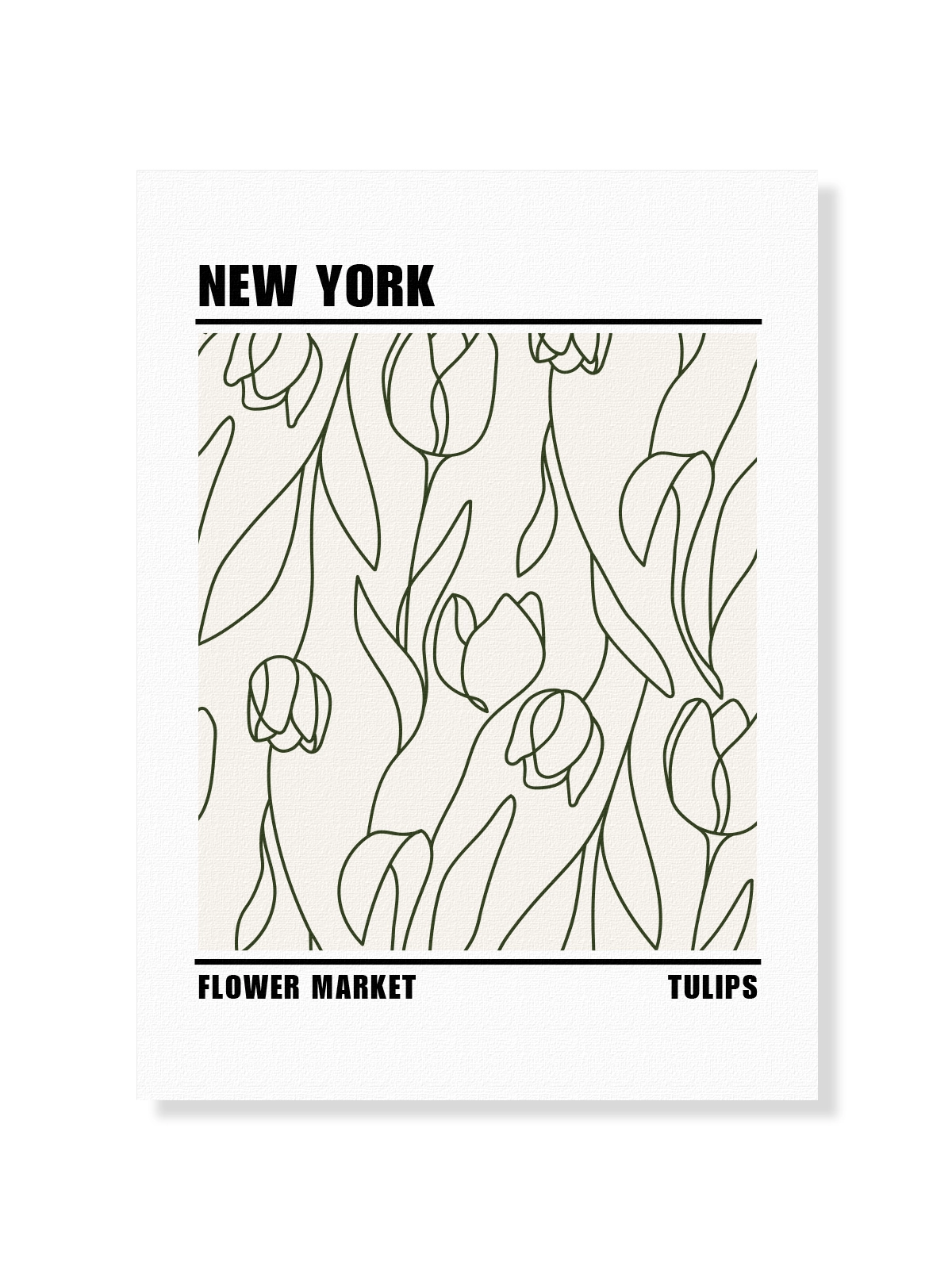 New York Tulips Flower Market