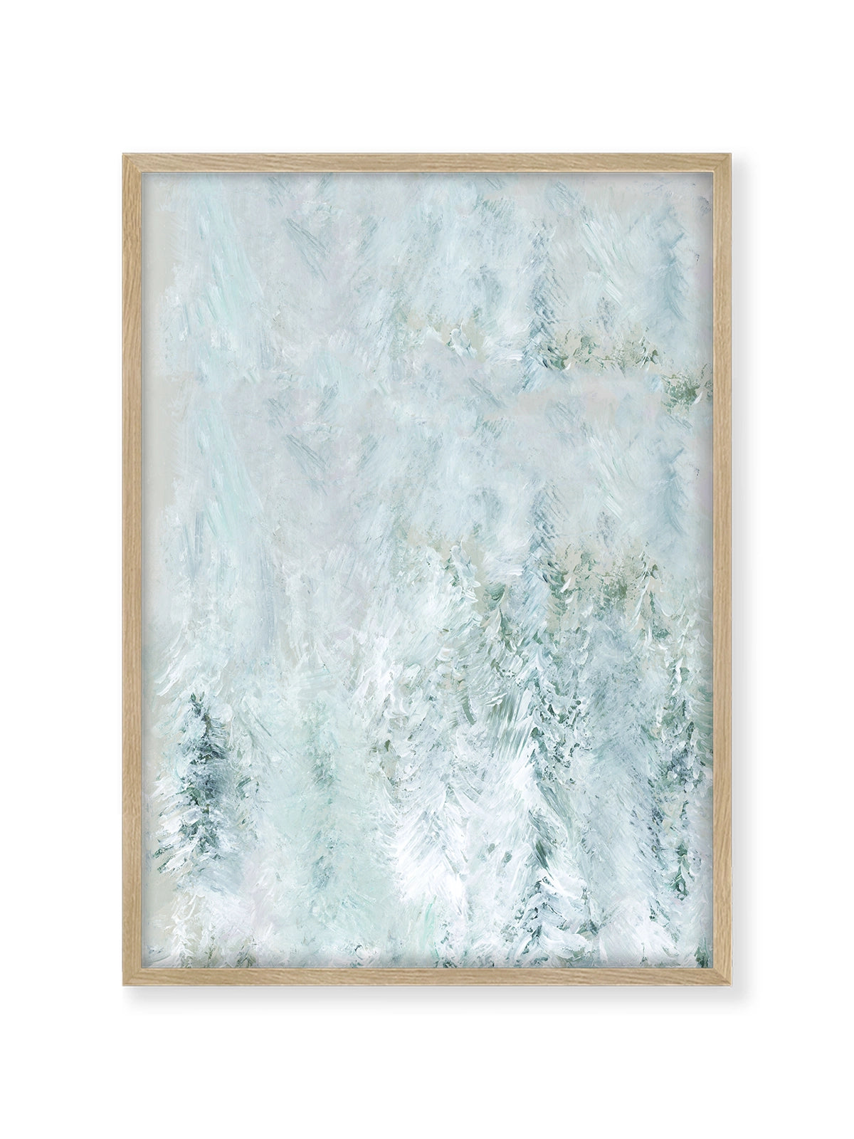 Winter White Forest Scene I