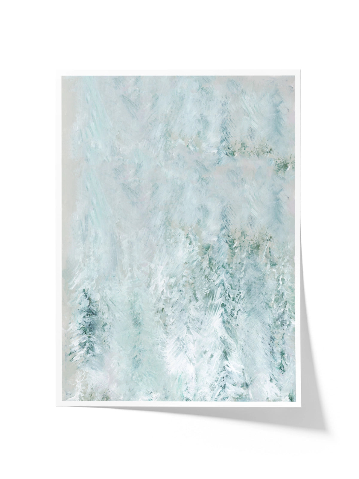 Winter White Forest Scene I