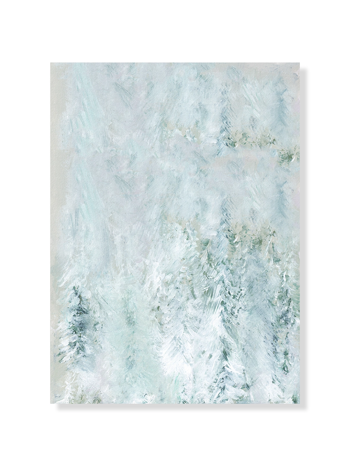 Winter White Forest Scene I