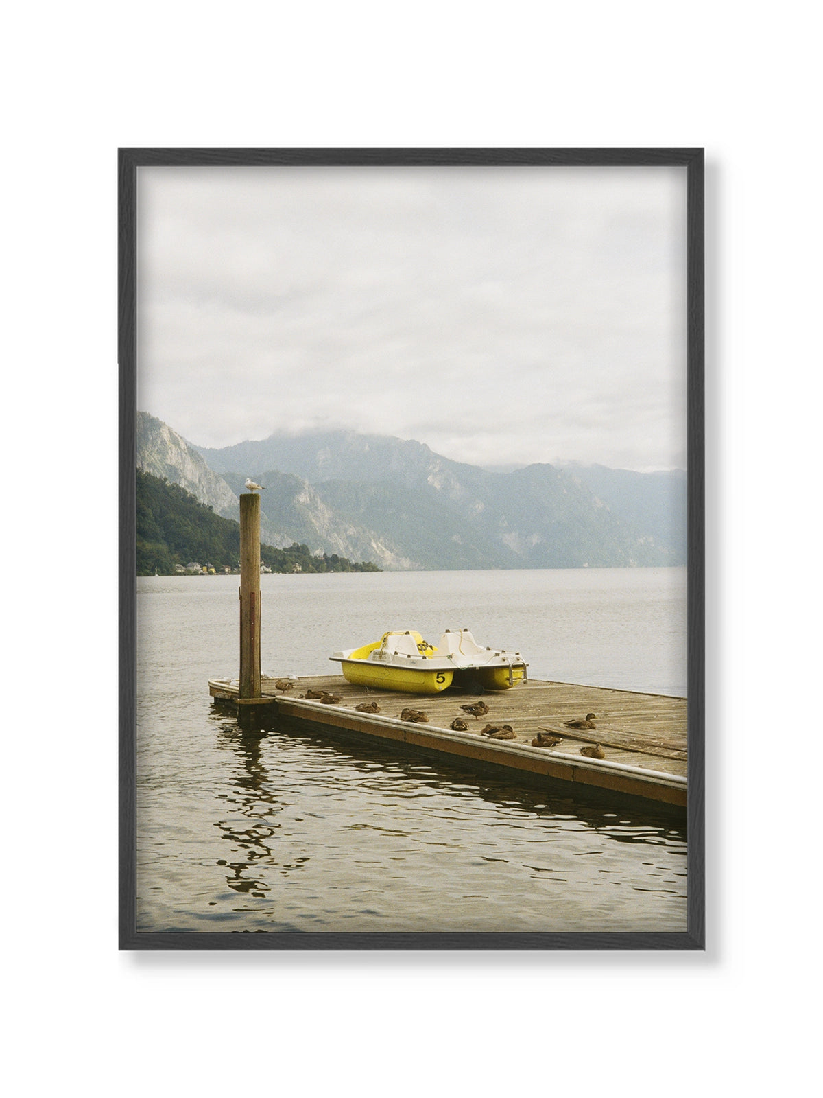 Yellow Boat at the Lake