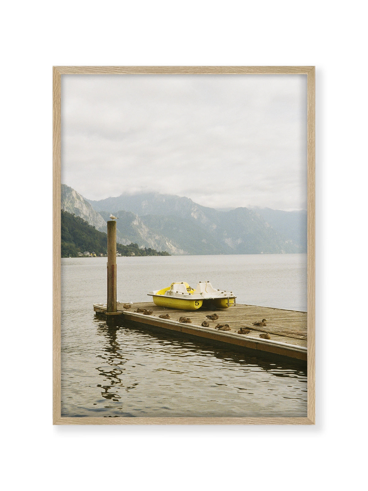 Yellow Boat at the Lake