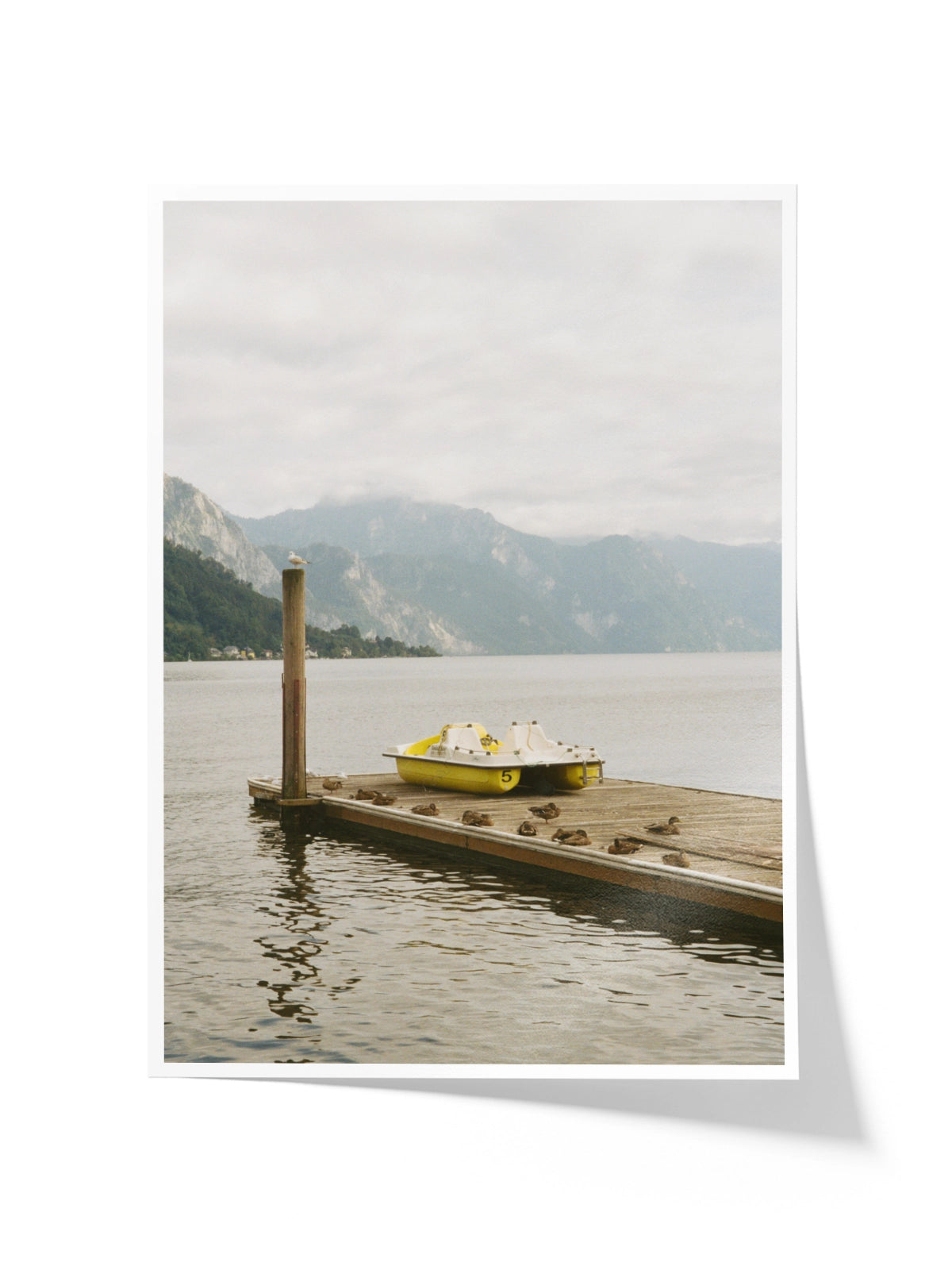 Yellow Boat at the Lake